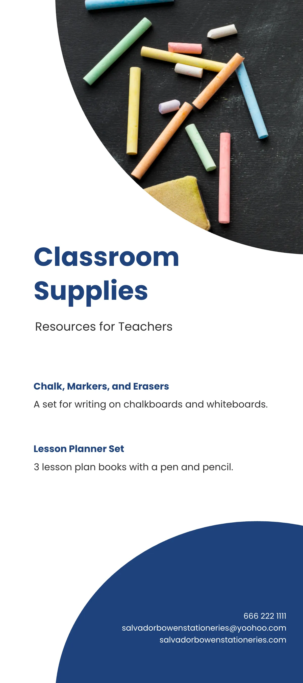 Free Back To School DL Card Template to Edit Online