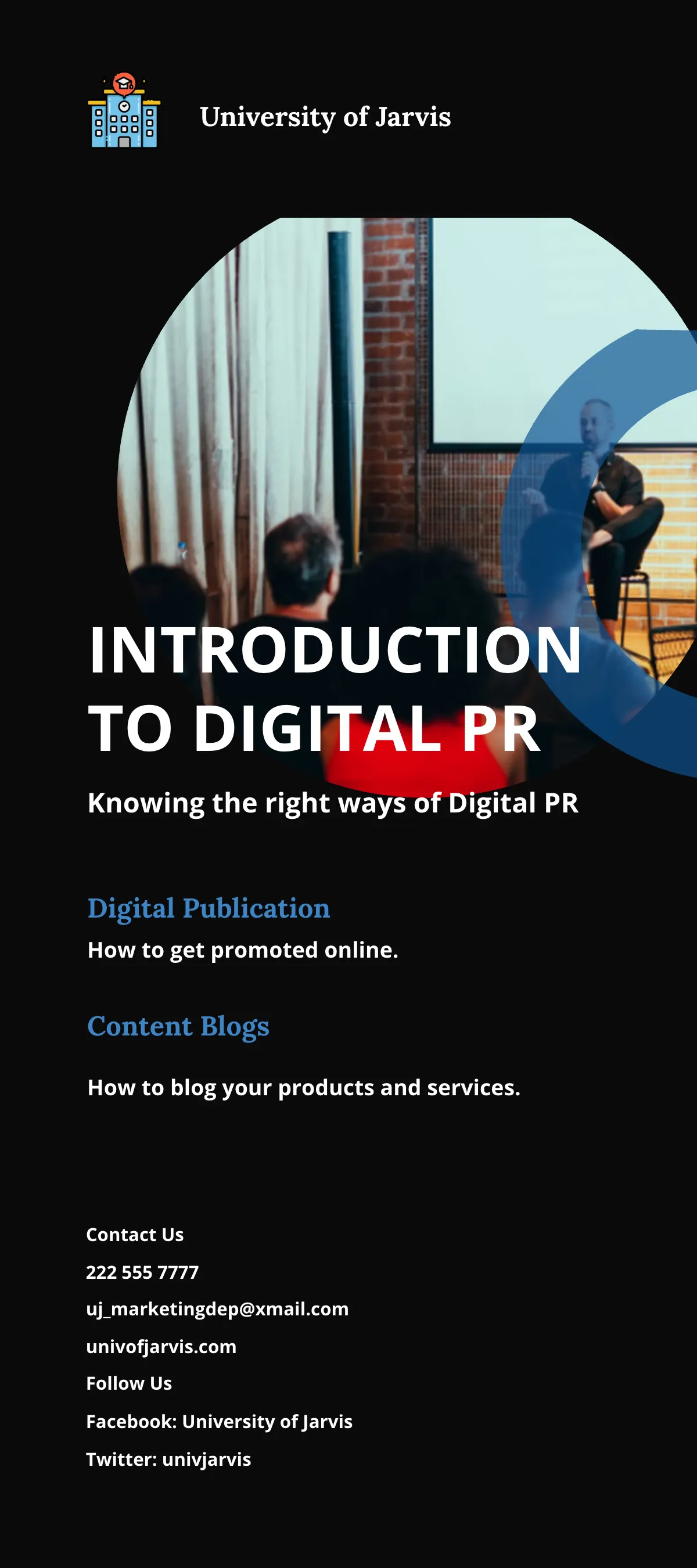 Free Marketing Seminar DL Card Template to Edit Online