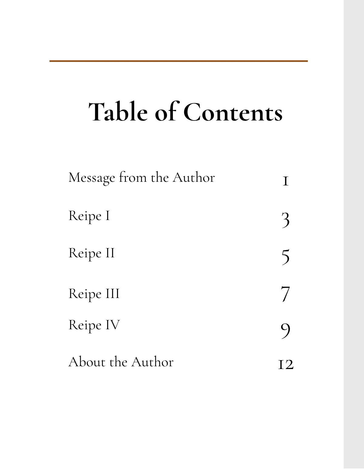 Free Elegant Kitchen Cookbook Template to Edit Online