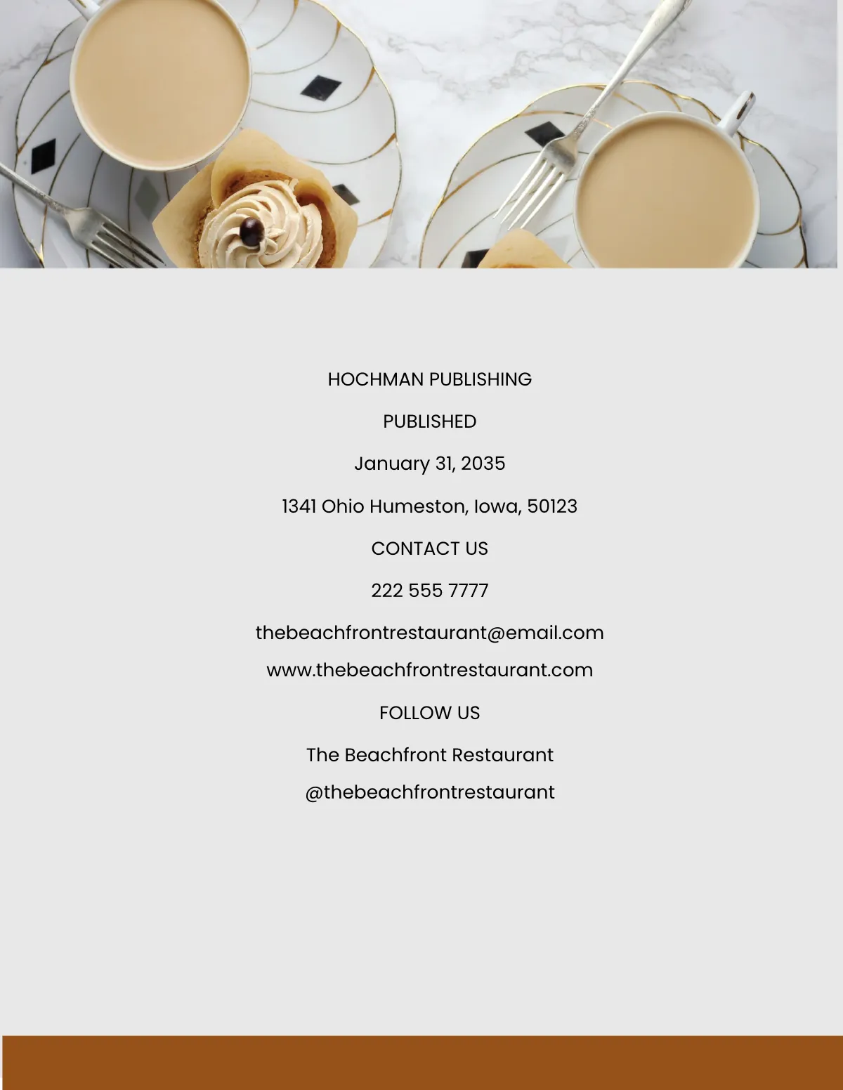 Free Elegant Kitchen Cookbook Template to Edit Online