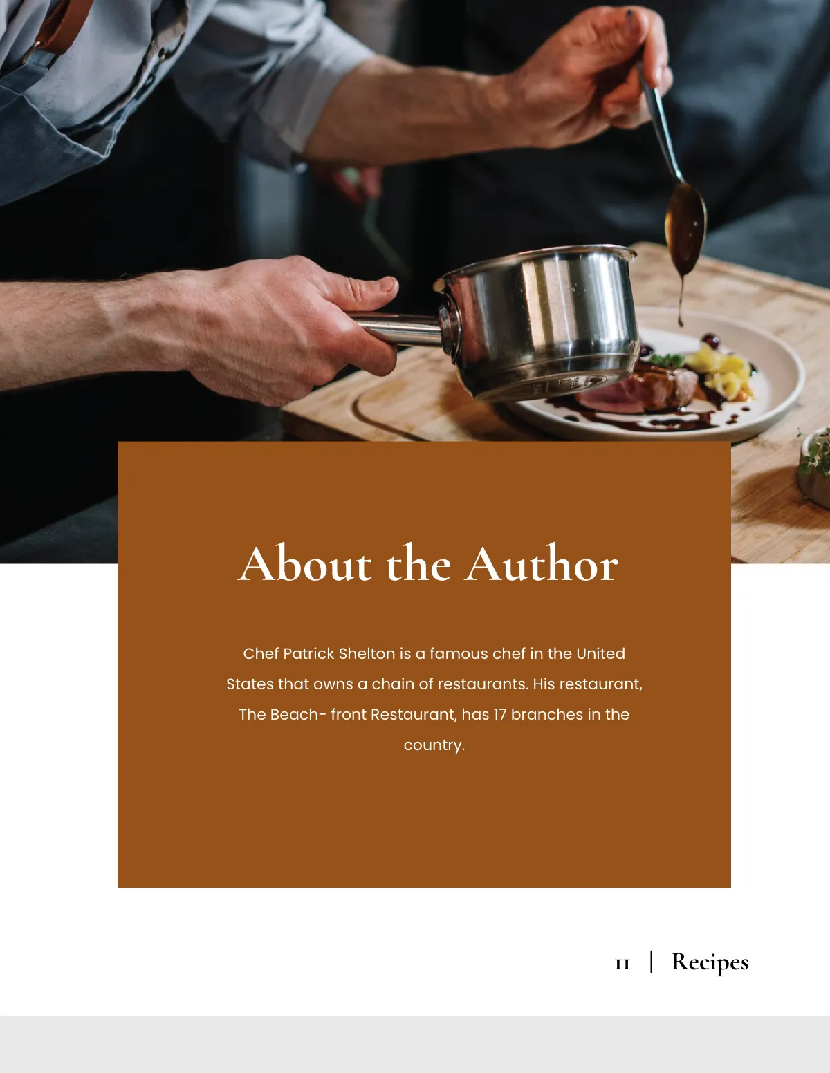 Free Elegant Kitchen Cookbook Template to Edit Online