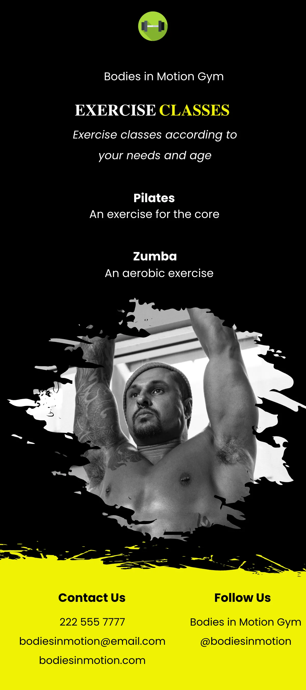 Free Sample Gym DL Card Template to Edit Online