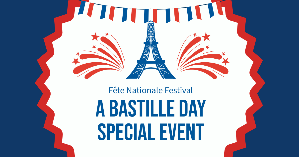 Bastille Day Event Facebook Post Template