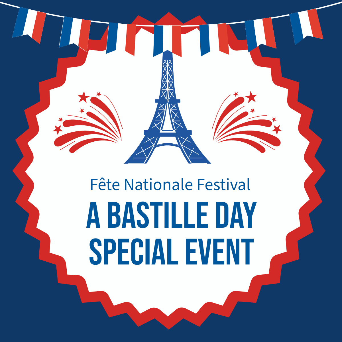Bastille Day Event Linkedin Post