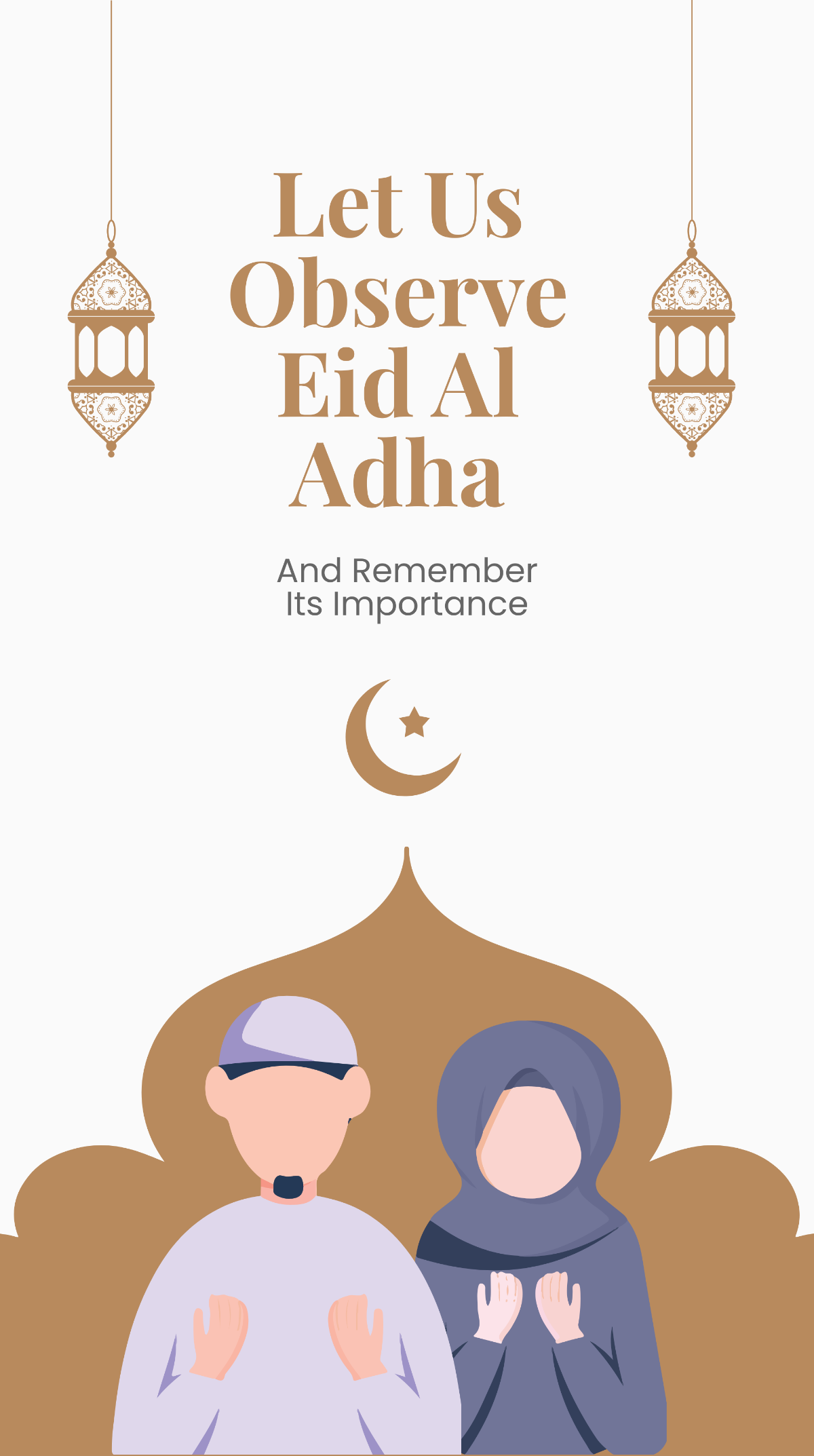 Eid Al Adha Mubarak Instagram Story Template