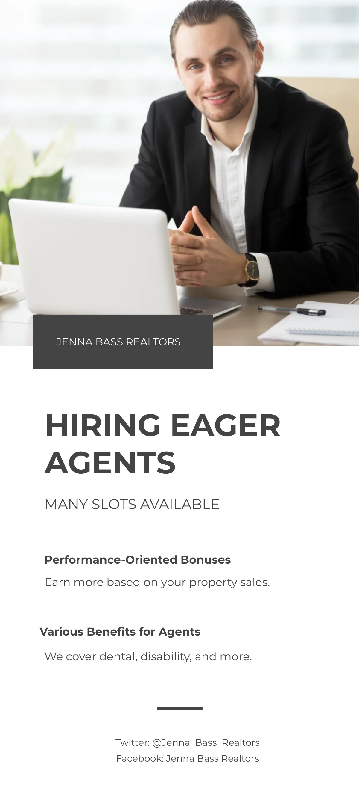 Free Real Estate Agent DL Card Template to Edit Online