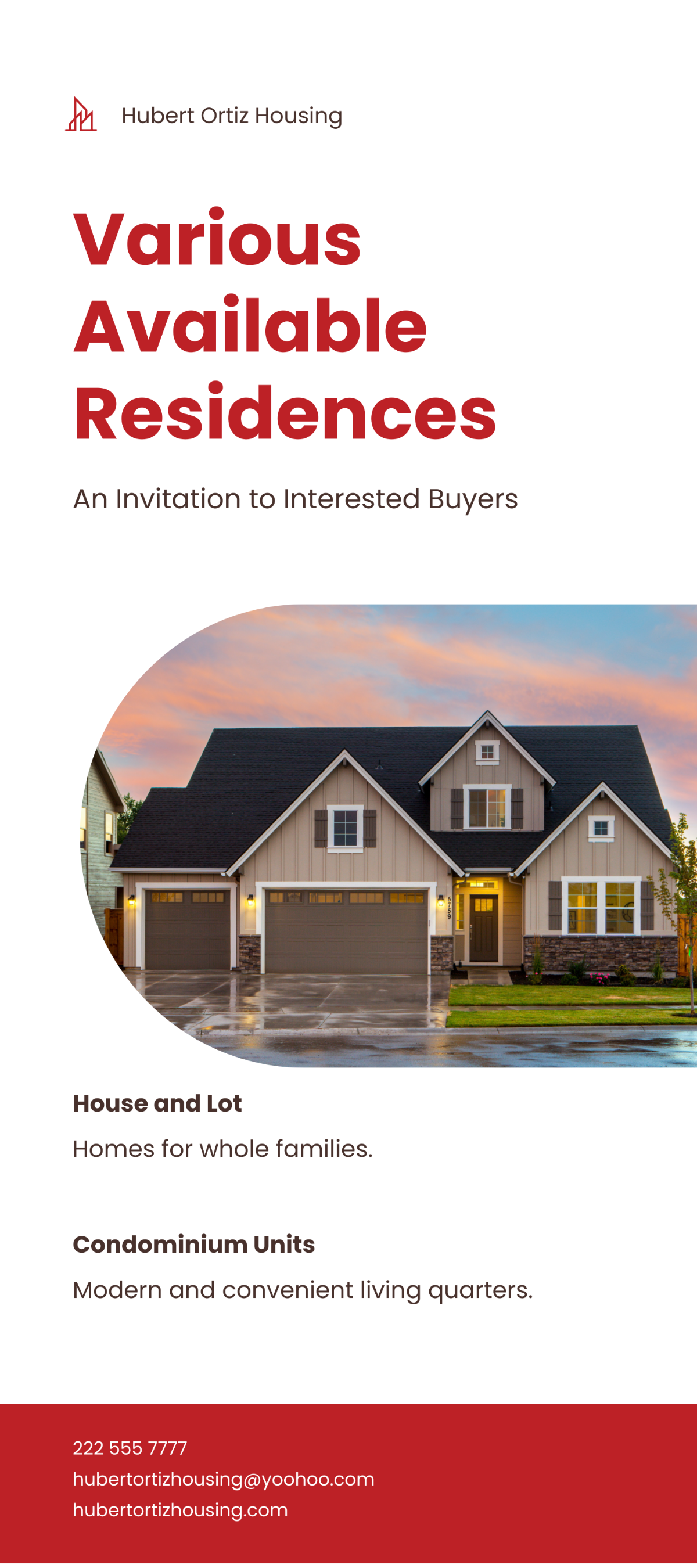 Real Estate Open House DL Card Template