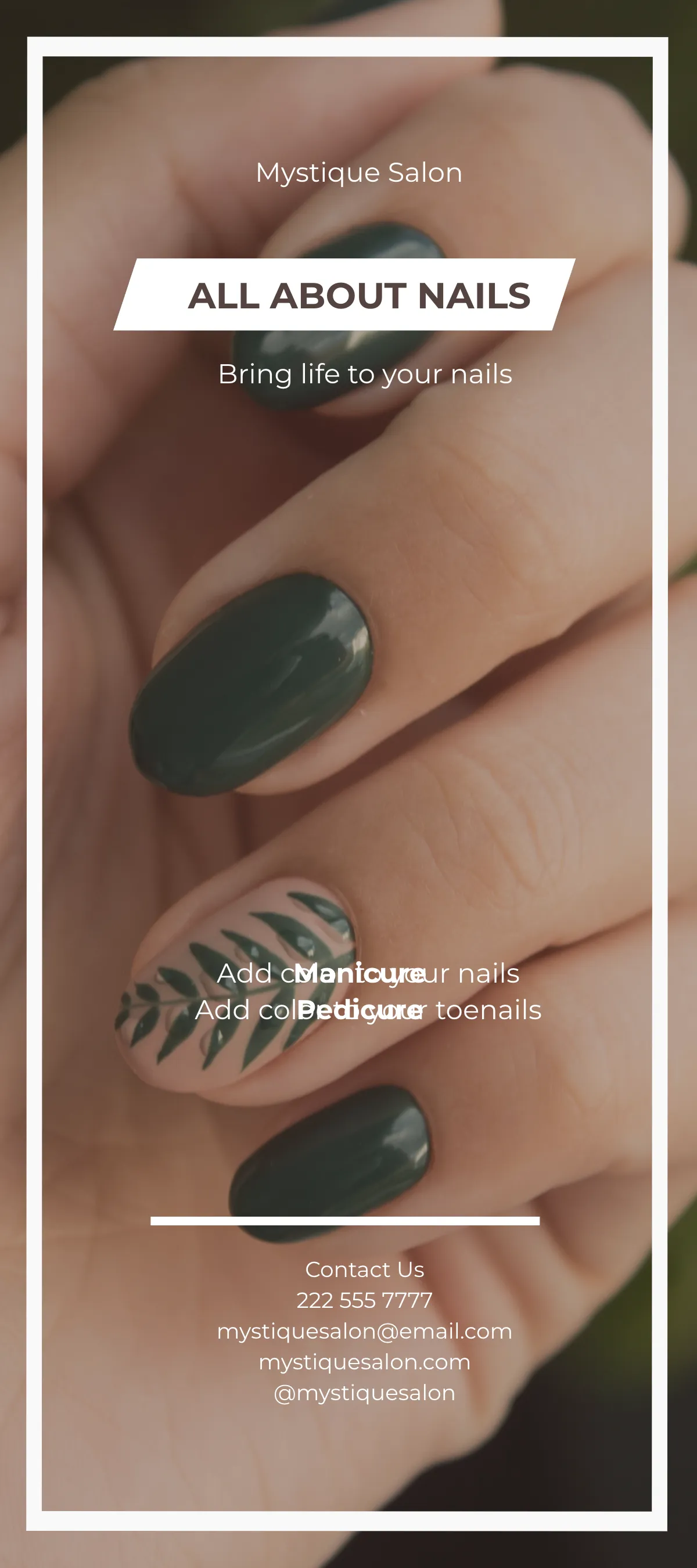 Free Business Services DL Card Template to Edit Online