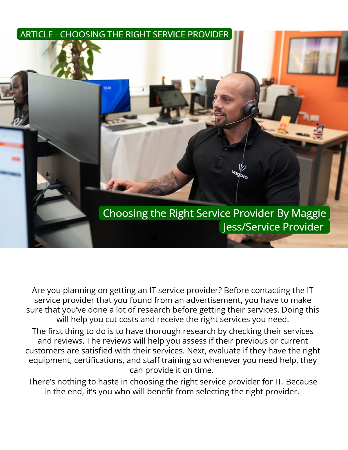 Free Service Provider eBook Template to Edit Online