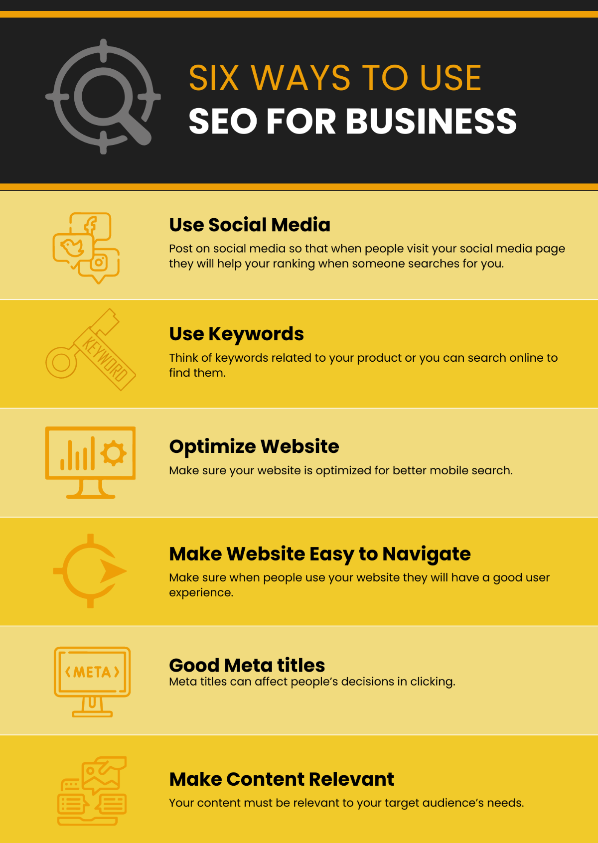 Free SEO Infographic Template