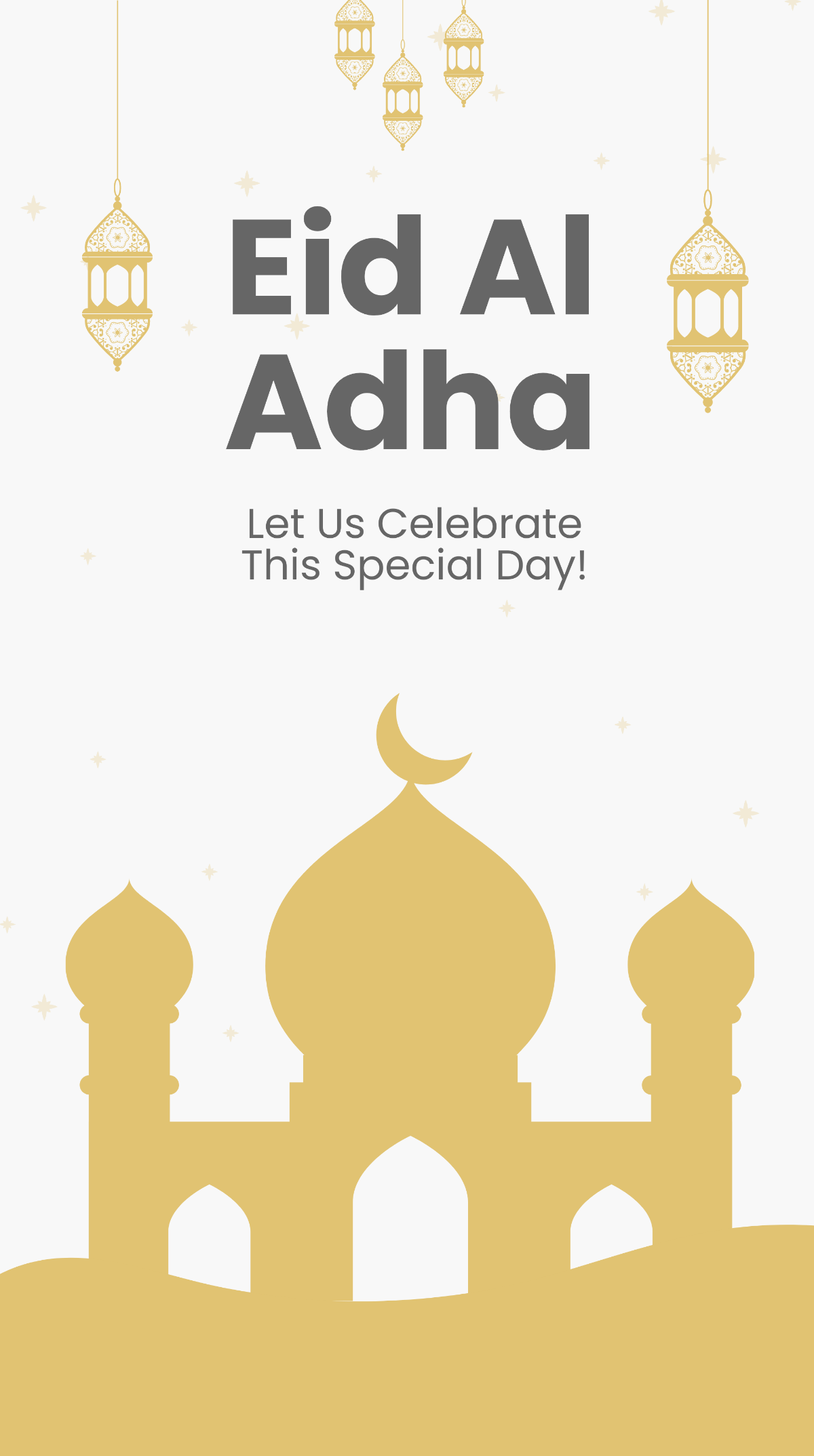 Eid Al Adha Celebration Whatsapp Post Template