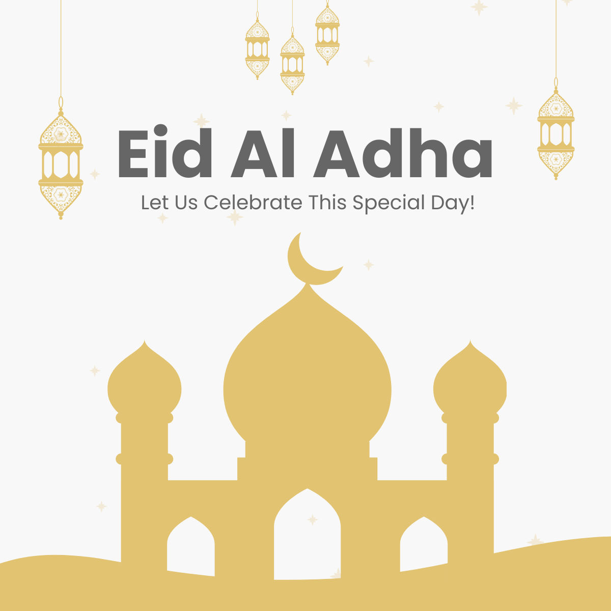 Eid Al Adha Celebration Linkedin Post Template