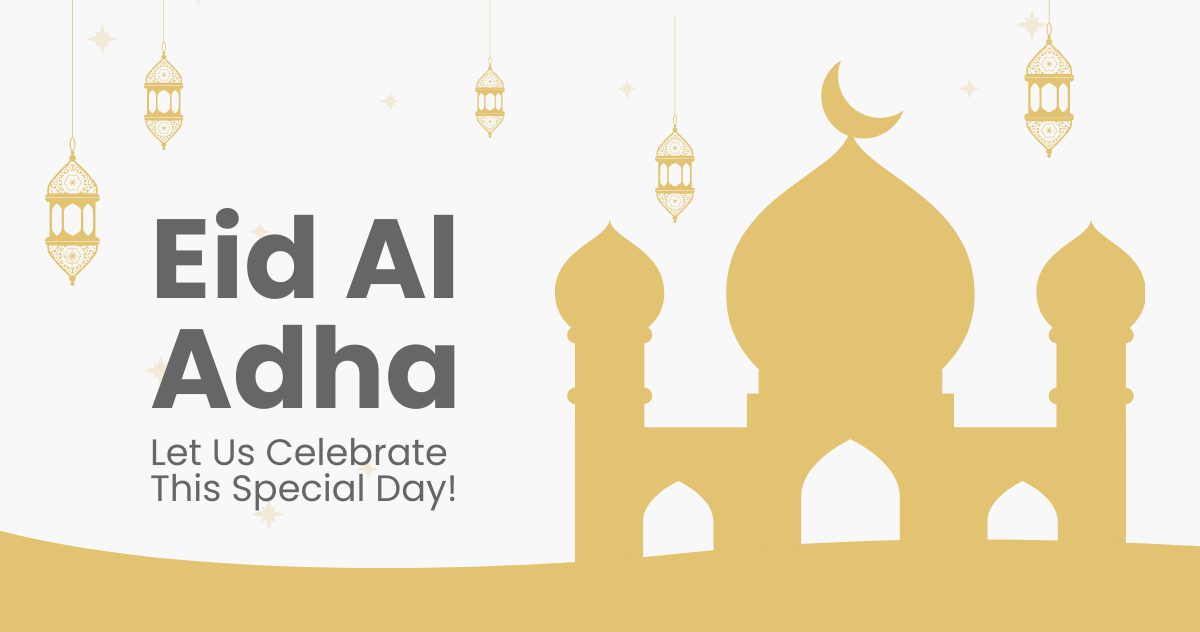 Eid Al Adha Celebration Facebook Post