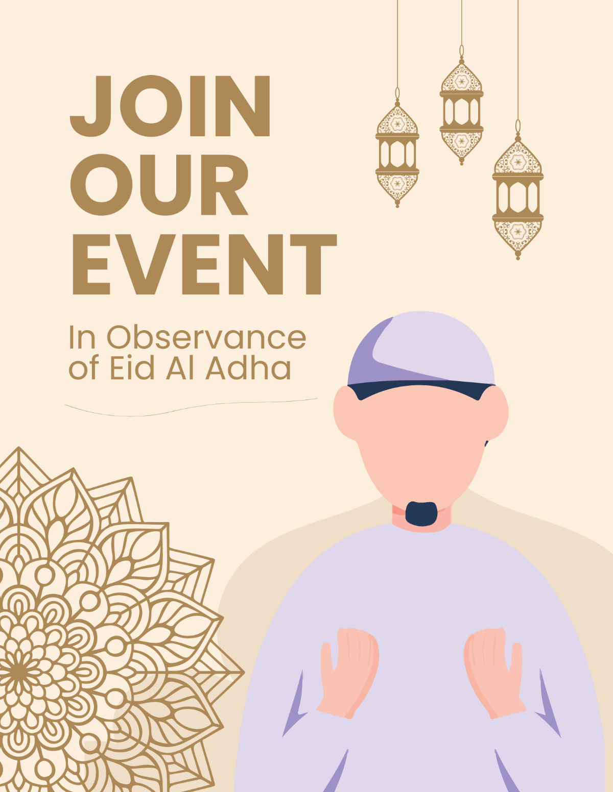 Eid Al Adha Event Flyer