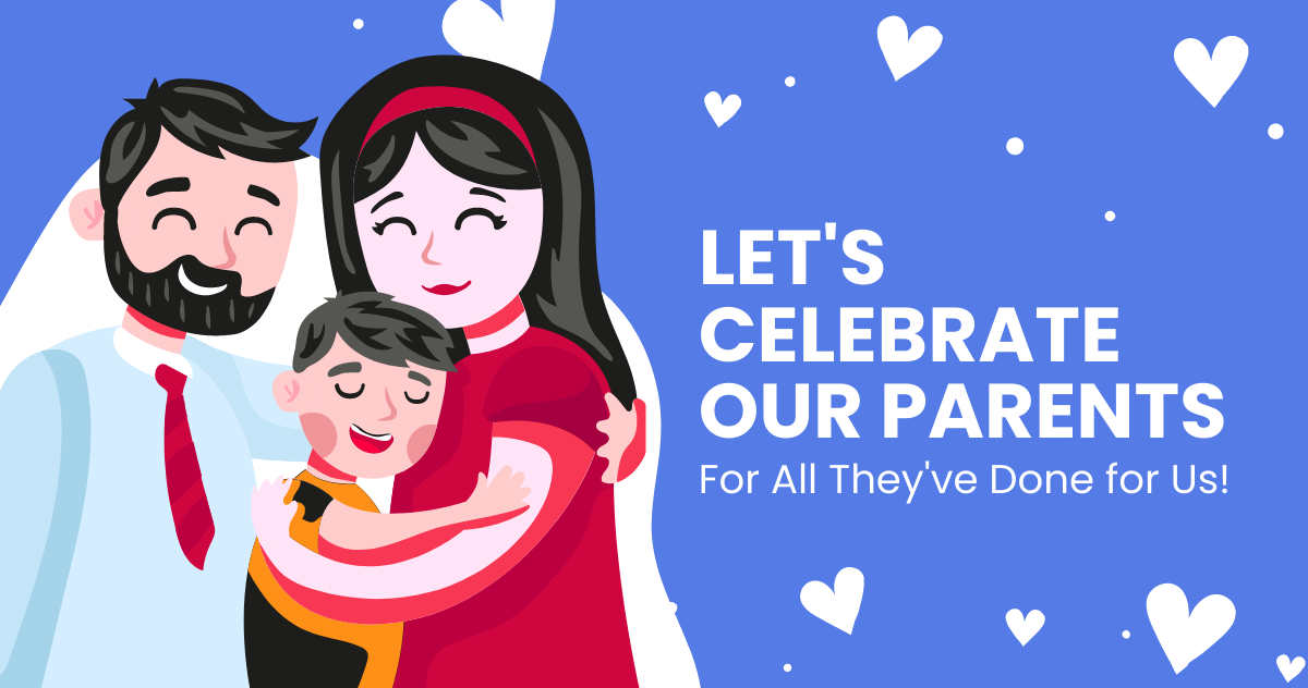 Free Parents Day Celebration Facebook Post Template