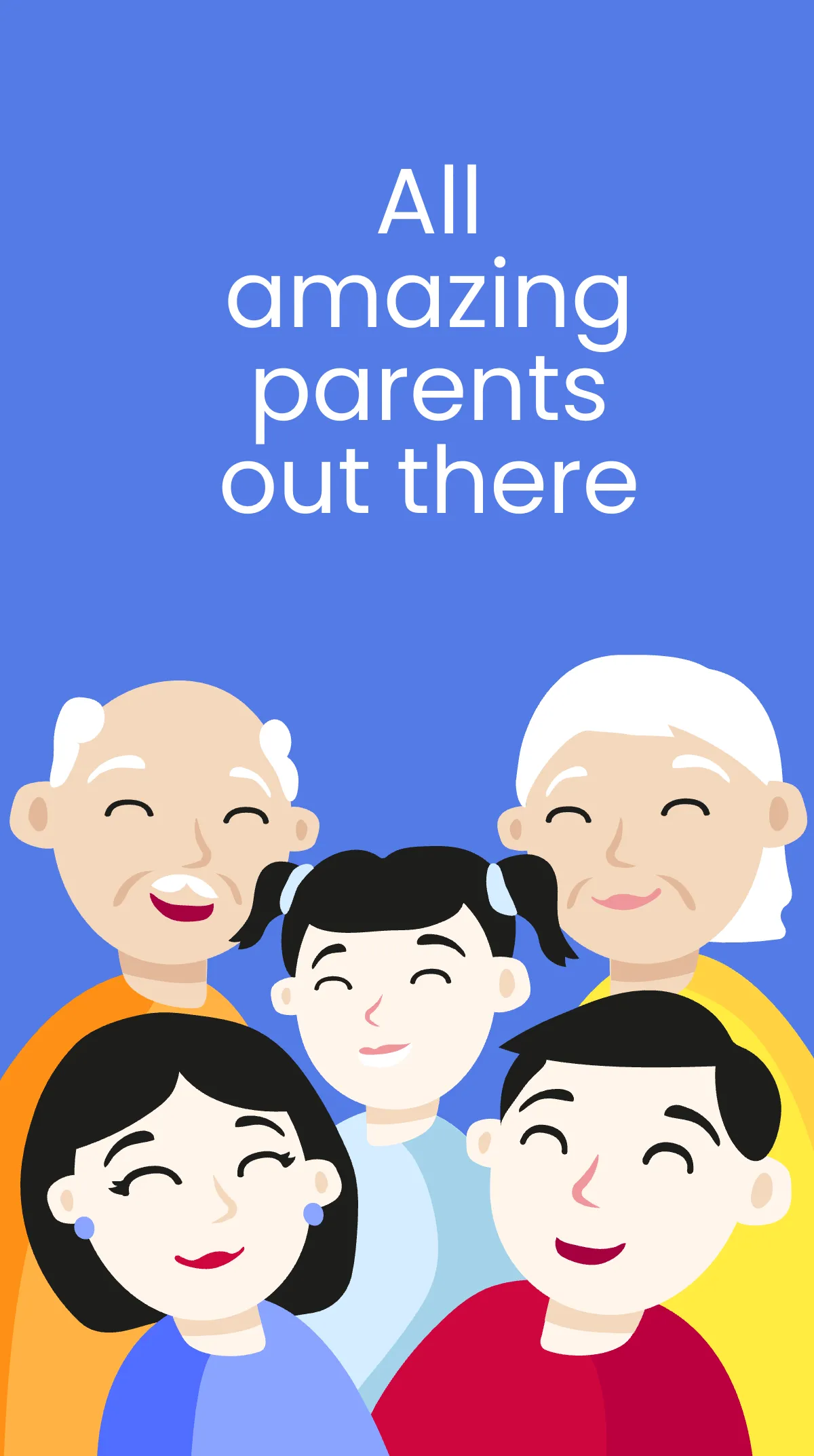 Free Parents Day Celebration Instagram Story Template to Edit Online
