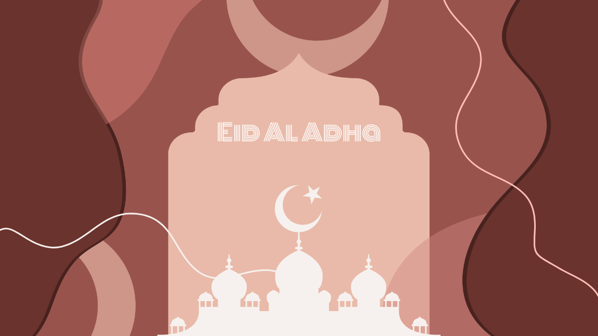 Abstract Eid Al Adha Background Template