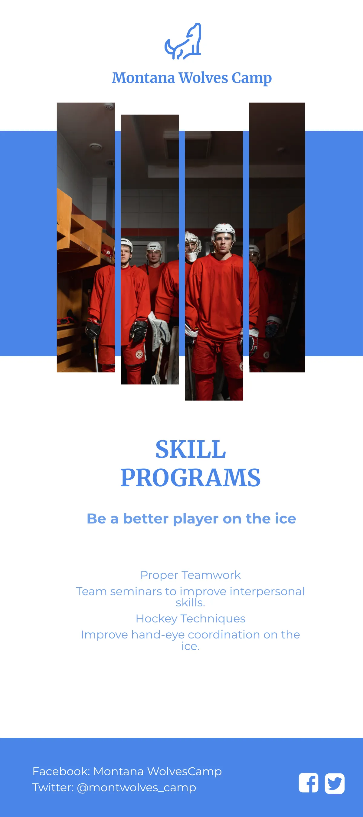 Free Ice Hockey DL Card Template to Edit Online