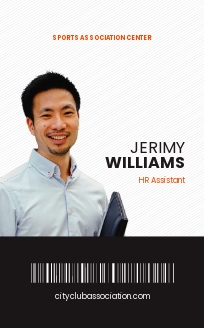 Member Id Example Association Membership ID Card Template