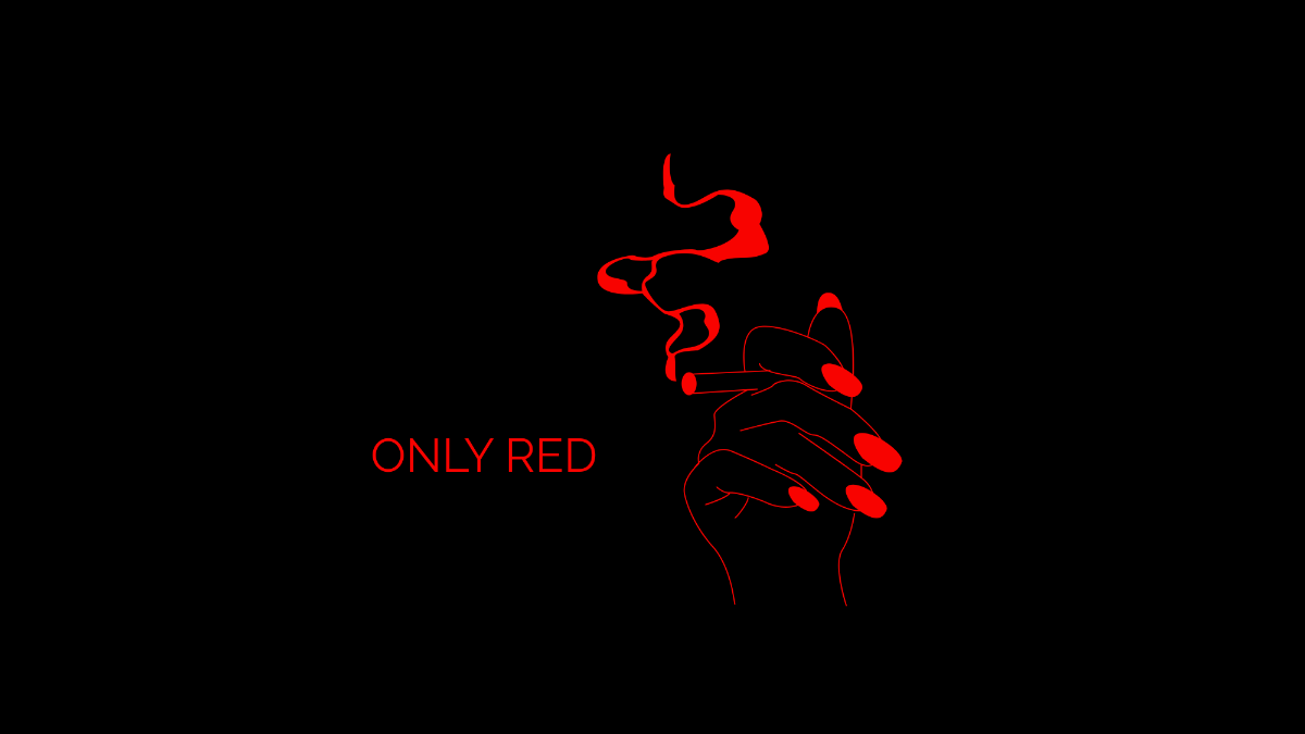 Free Red Depression Wallpaper Template