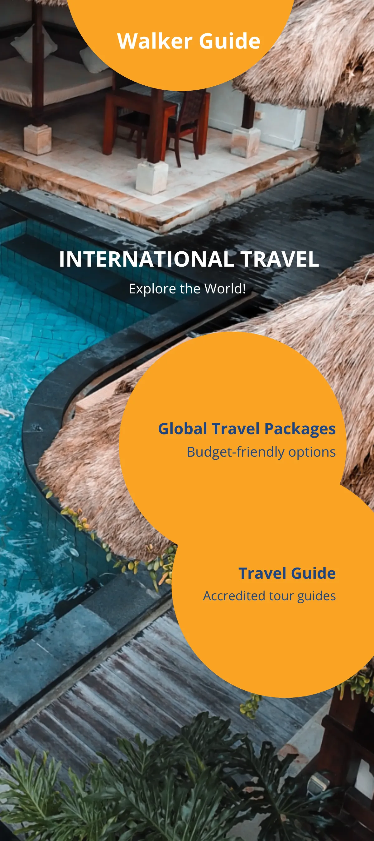 Free Travel Guide DL Card Template to Edit Online