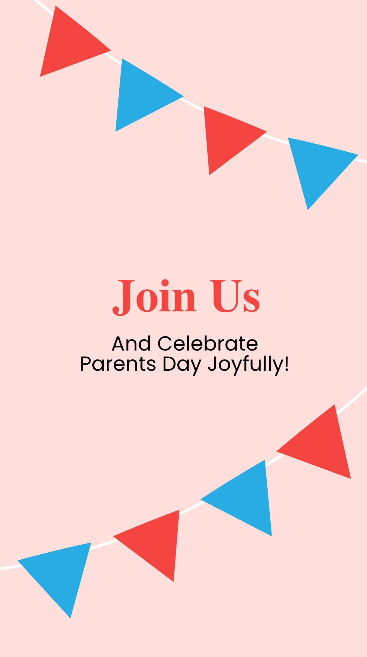 Free Happy Parents Day Instagram Story Template to Edit Online