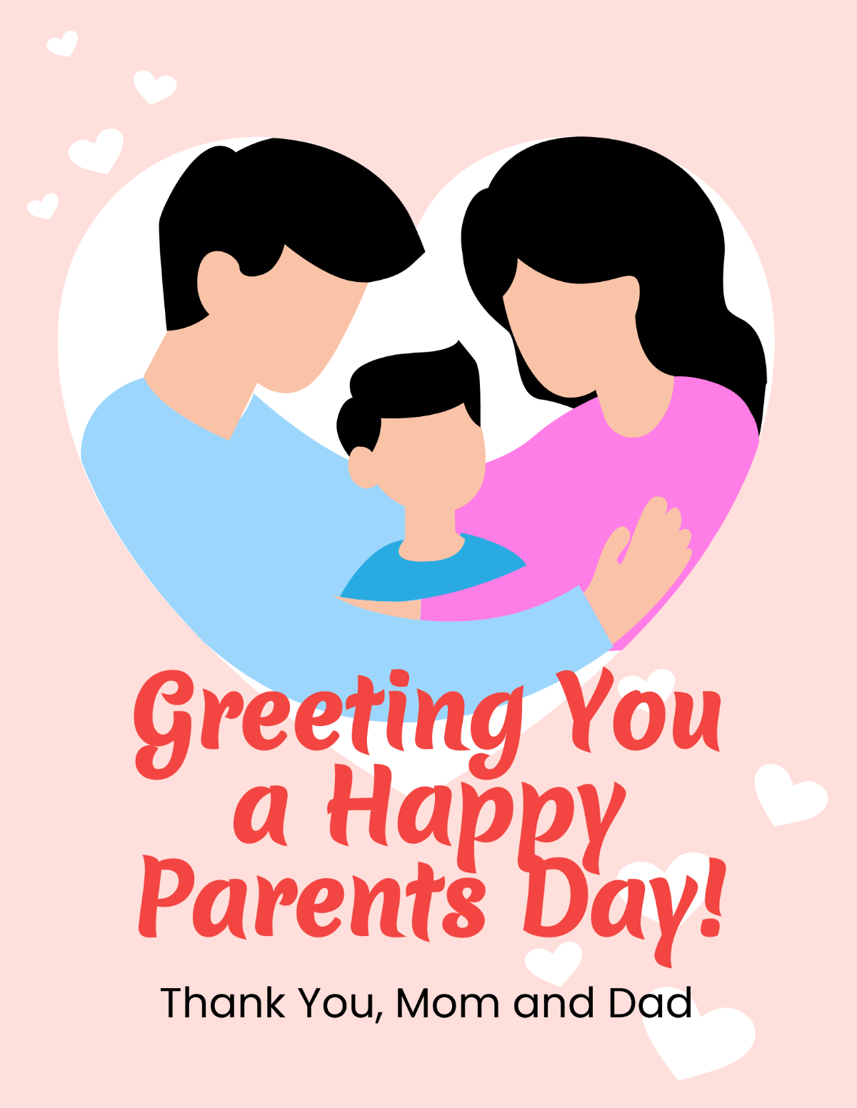 Happy Parents Day Flyer Template