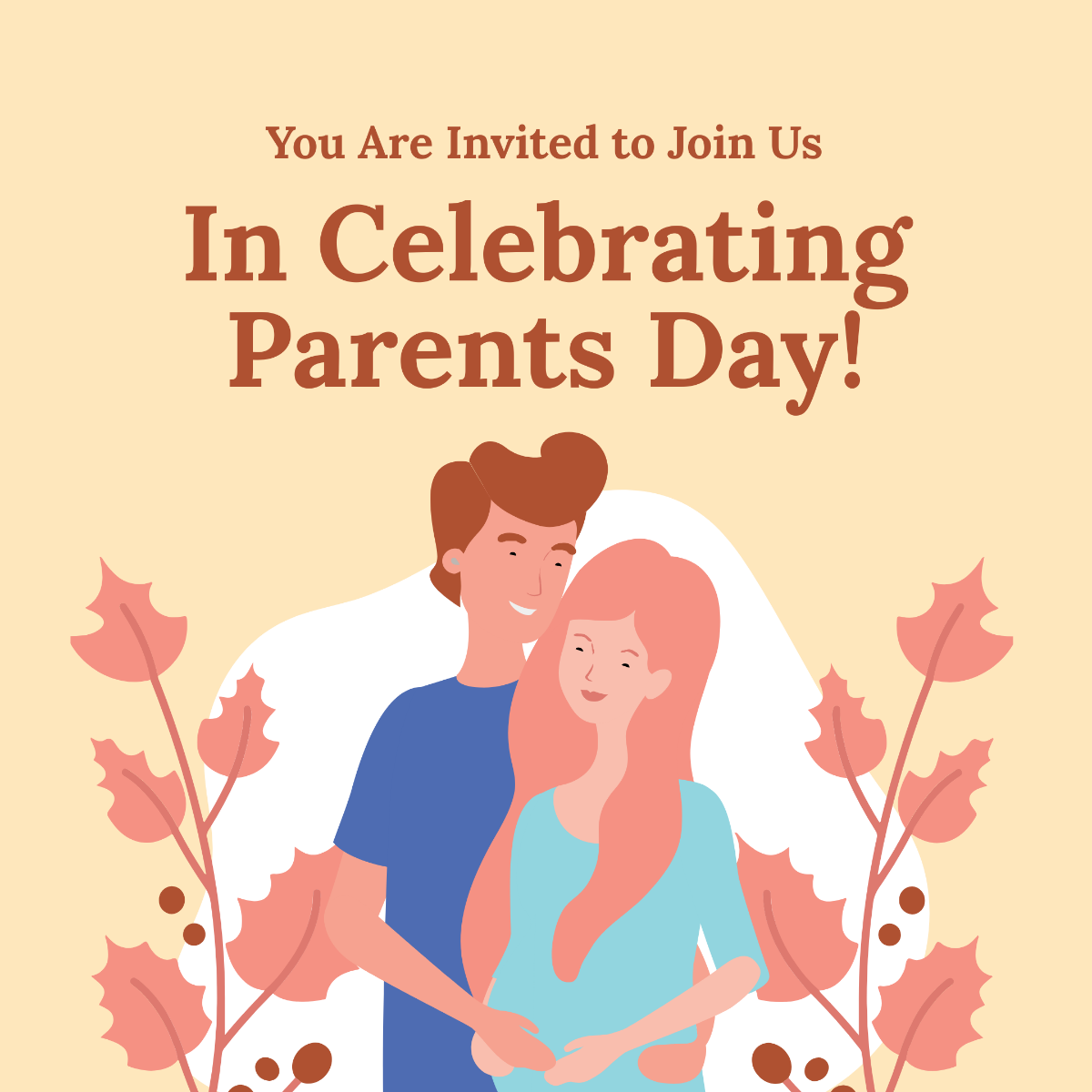 Parents Day Party Instagram Post Template
