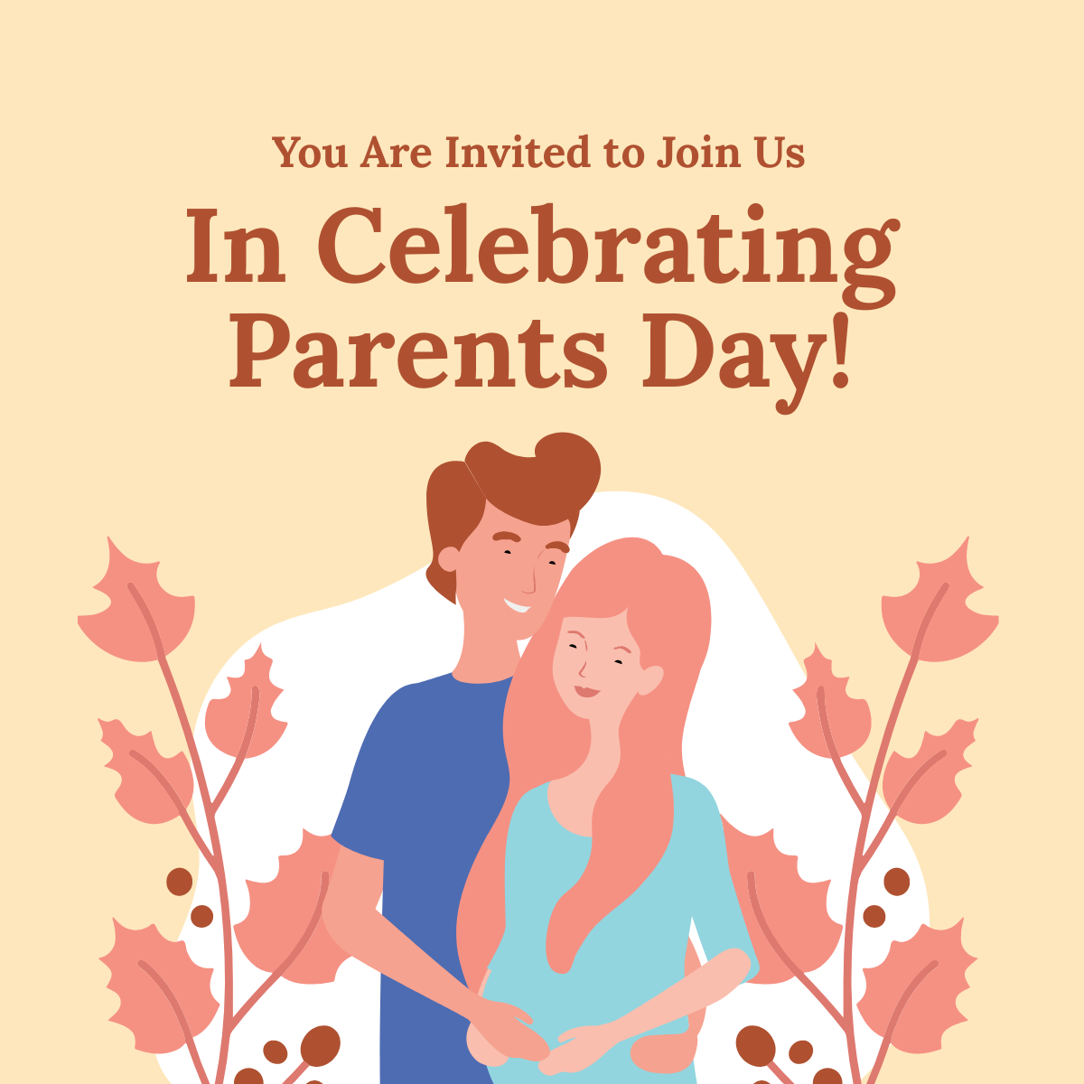 Parents Day Party Linkedin Post Template