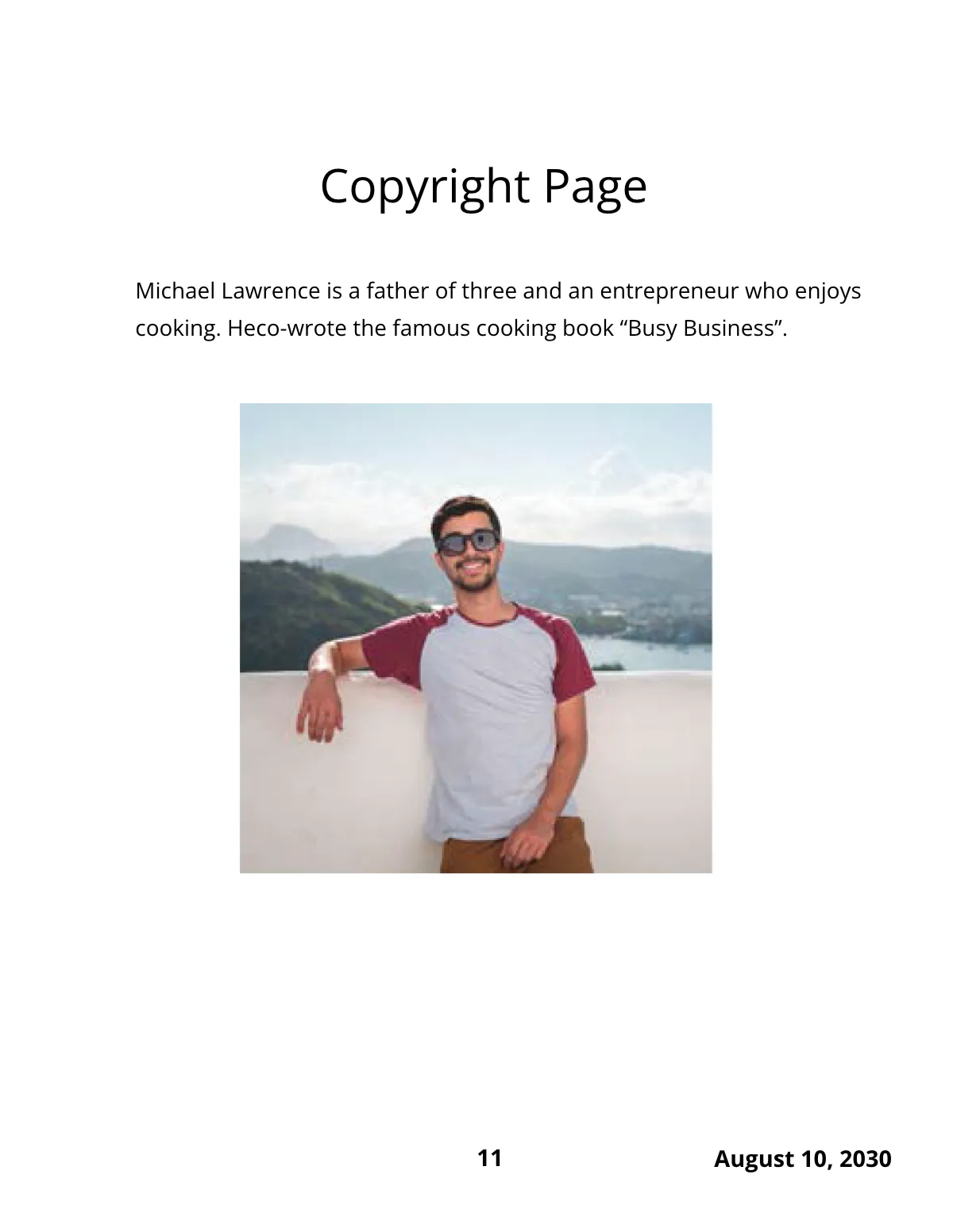 Free Modern Kitchen Cookbook Template to Edit Online