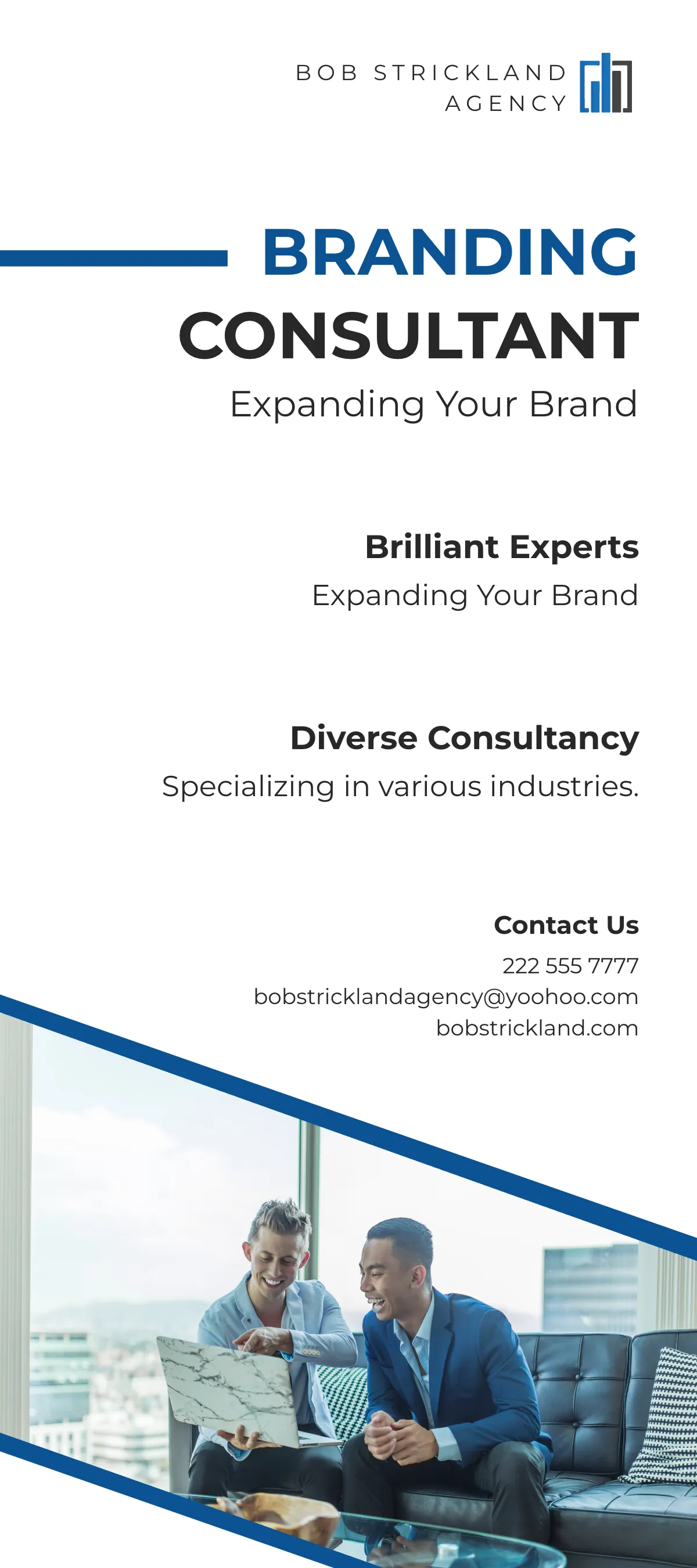 Free Consultant DL Card Template to Edit Online