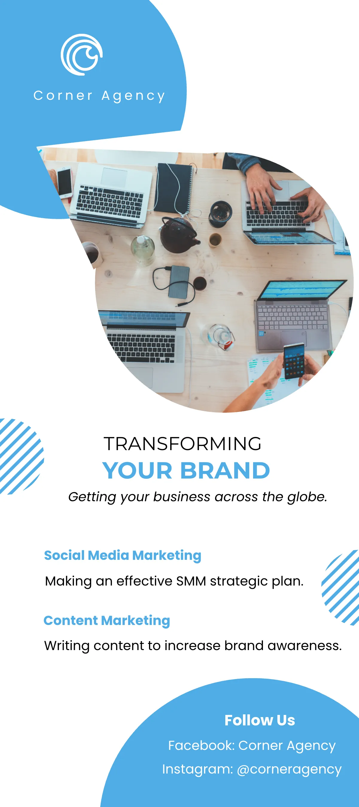 Free Business Agency DL Card Template to Edit Online