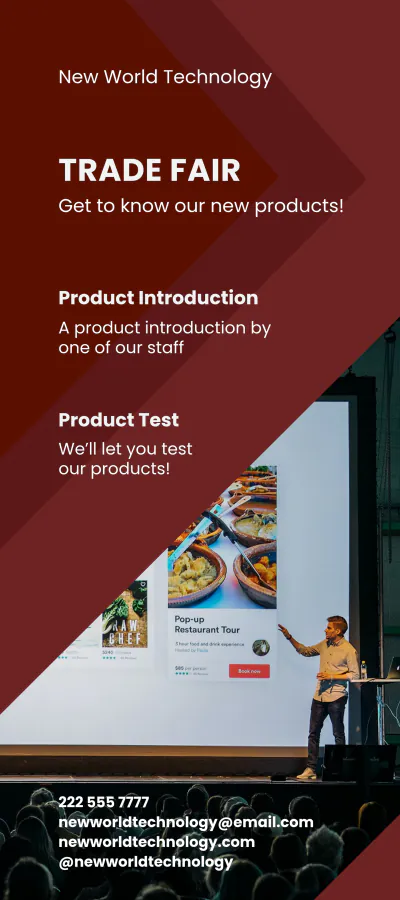 Free Business Event DL Card Template to Edit Online