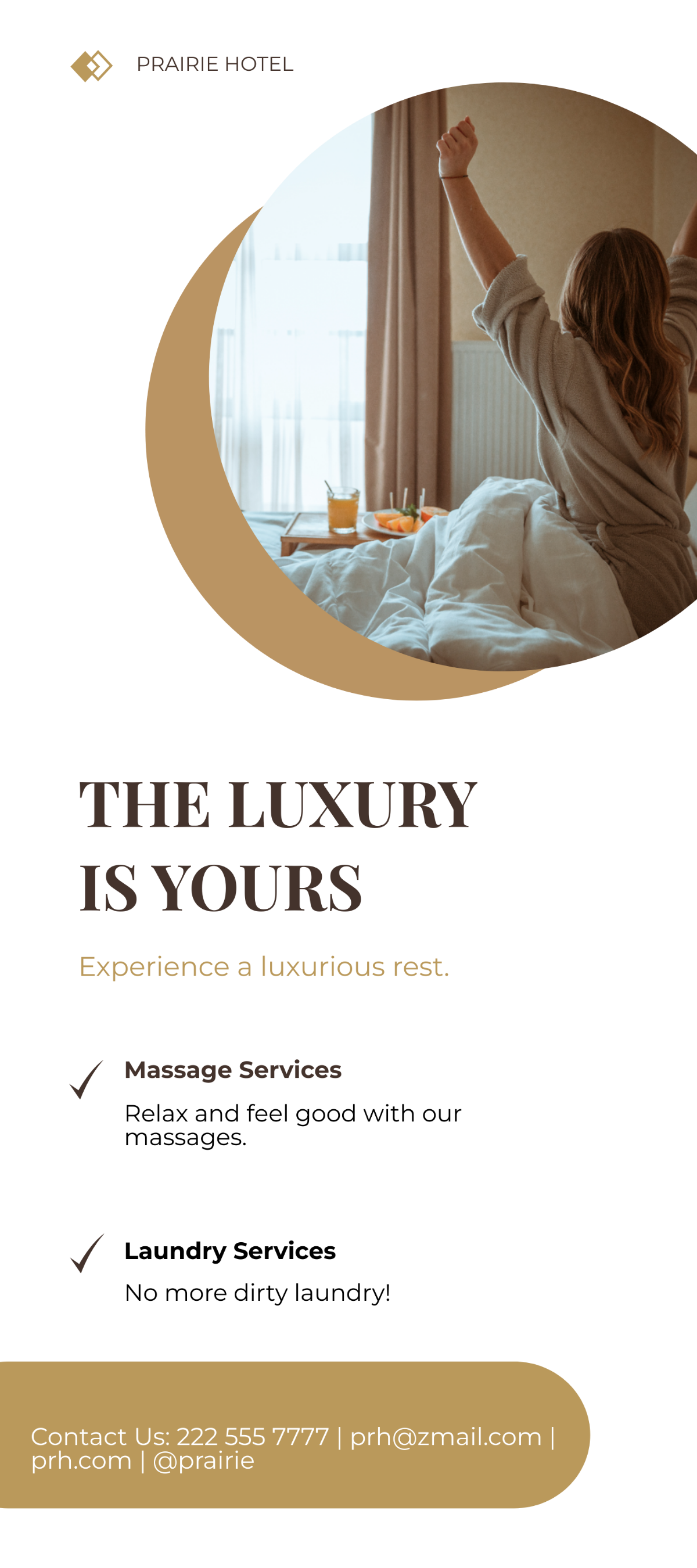 Luxury Hotel DL Card Template