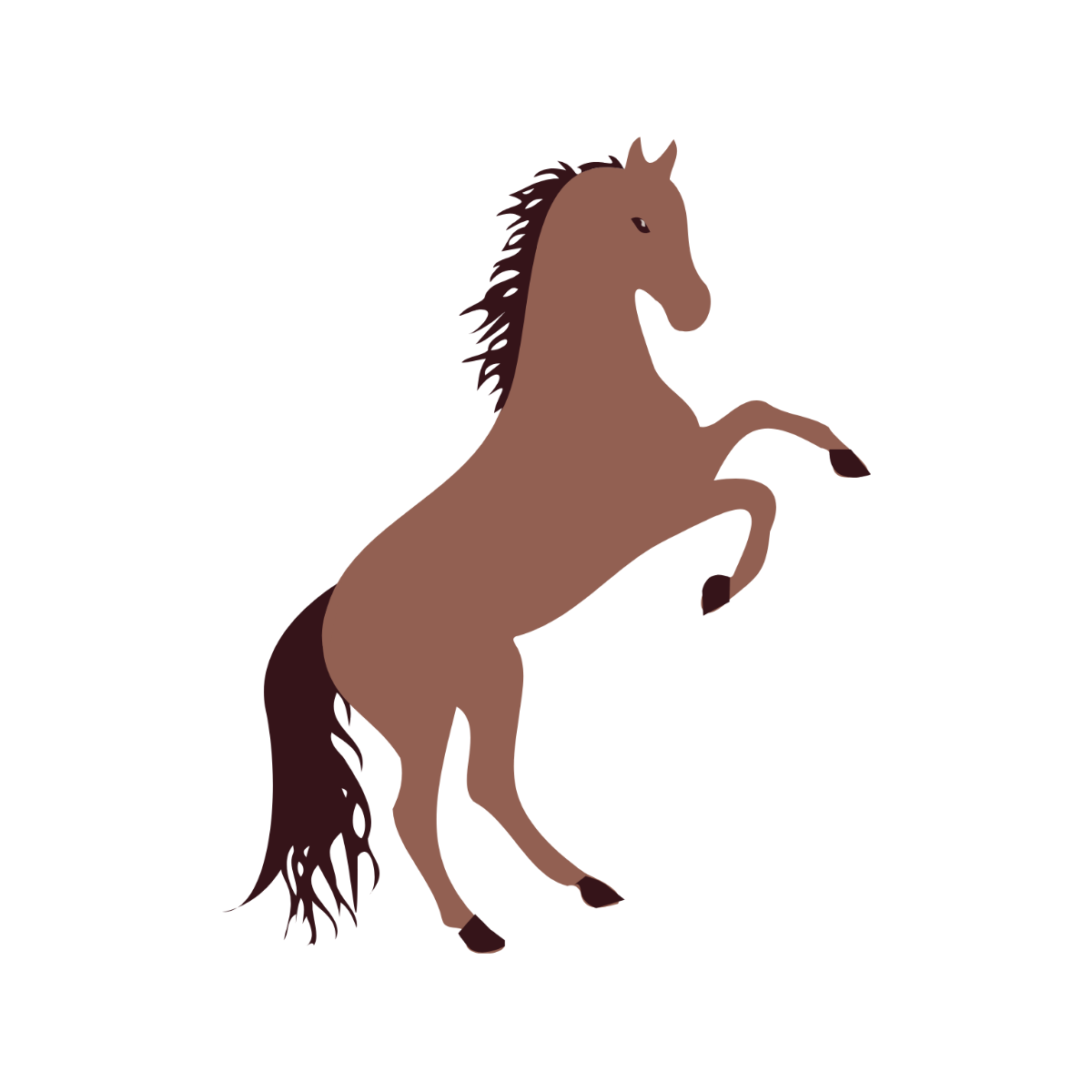 Wild Horse clipart Template