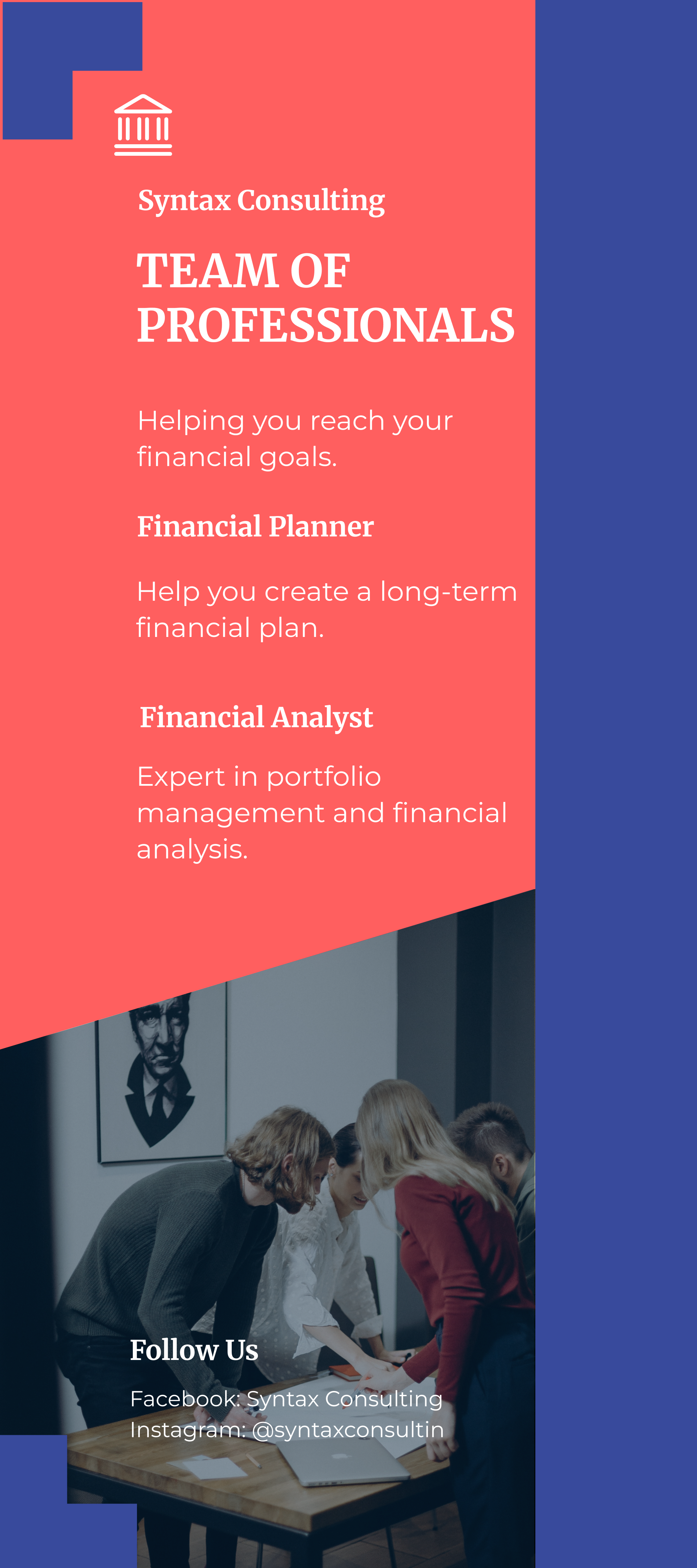 Free Simple Consultant DL Card Template to Edit Online