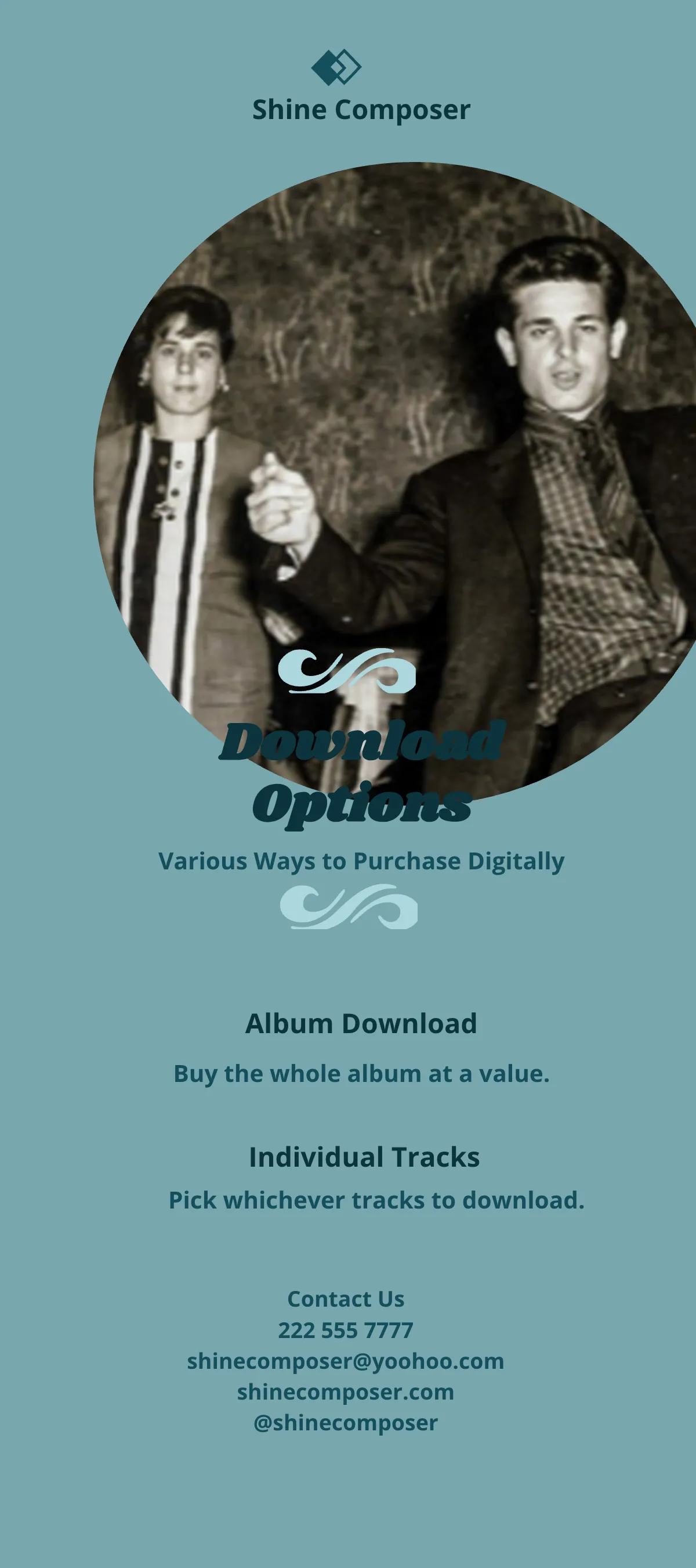Free Classic Music DL Card Template to Edit Online
