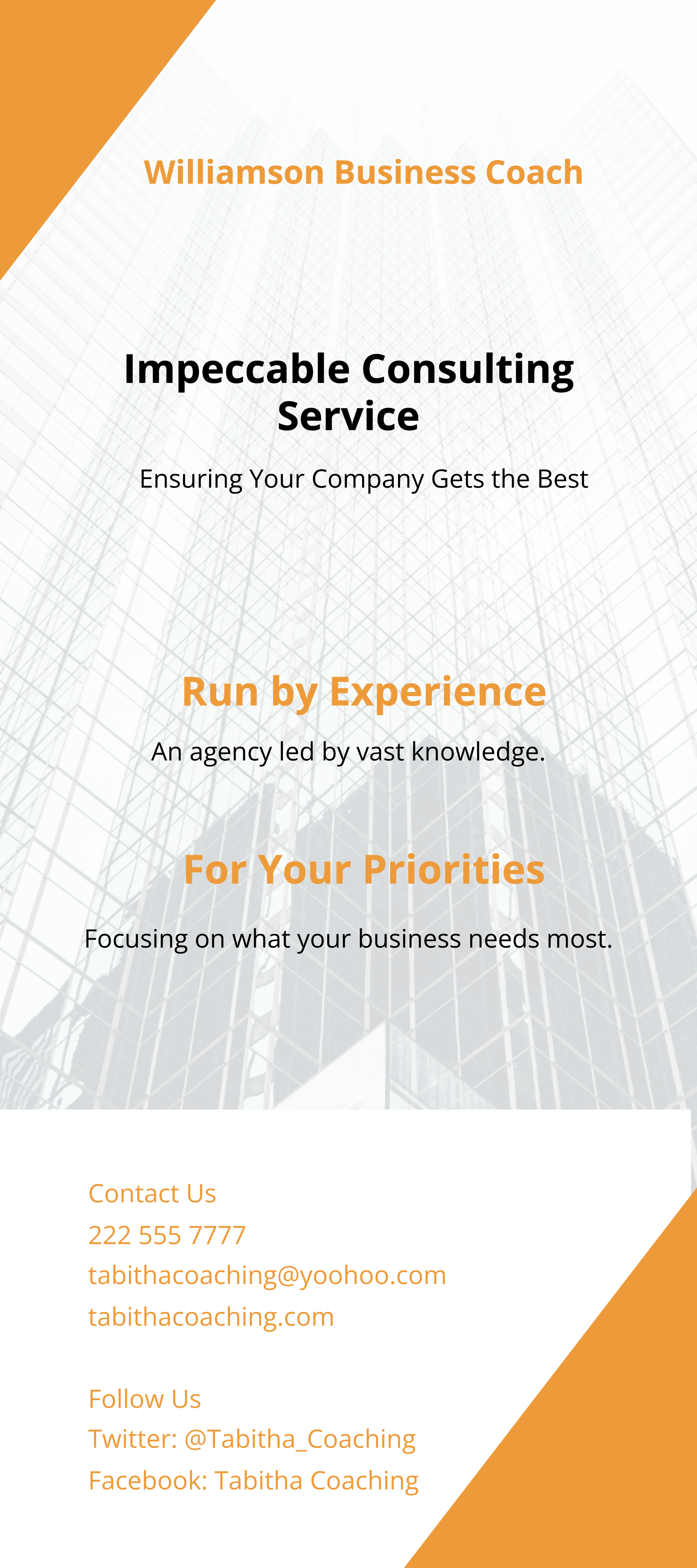 Free Business Coaching & Consulting DL Card Template to Edit Online