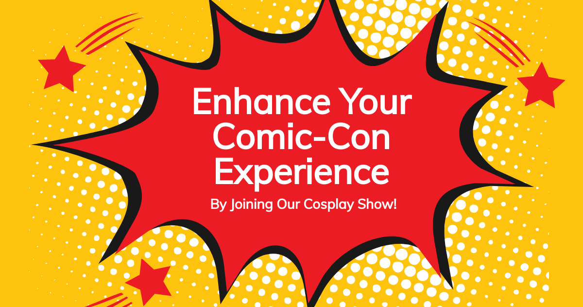 Comic Con Cosplay Show Facebook Post Template
