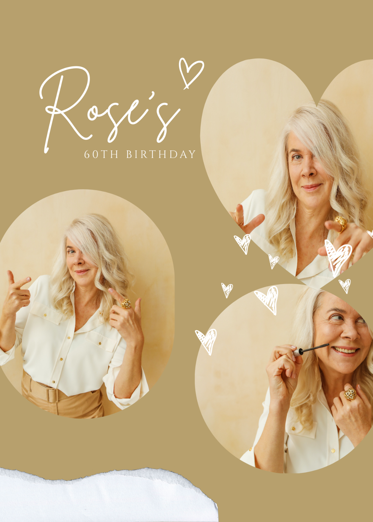 Free Rose Gold Photo Booth Template