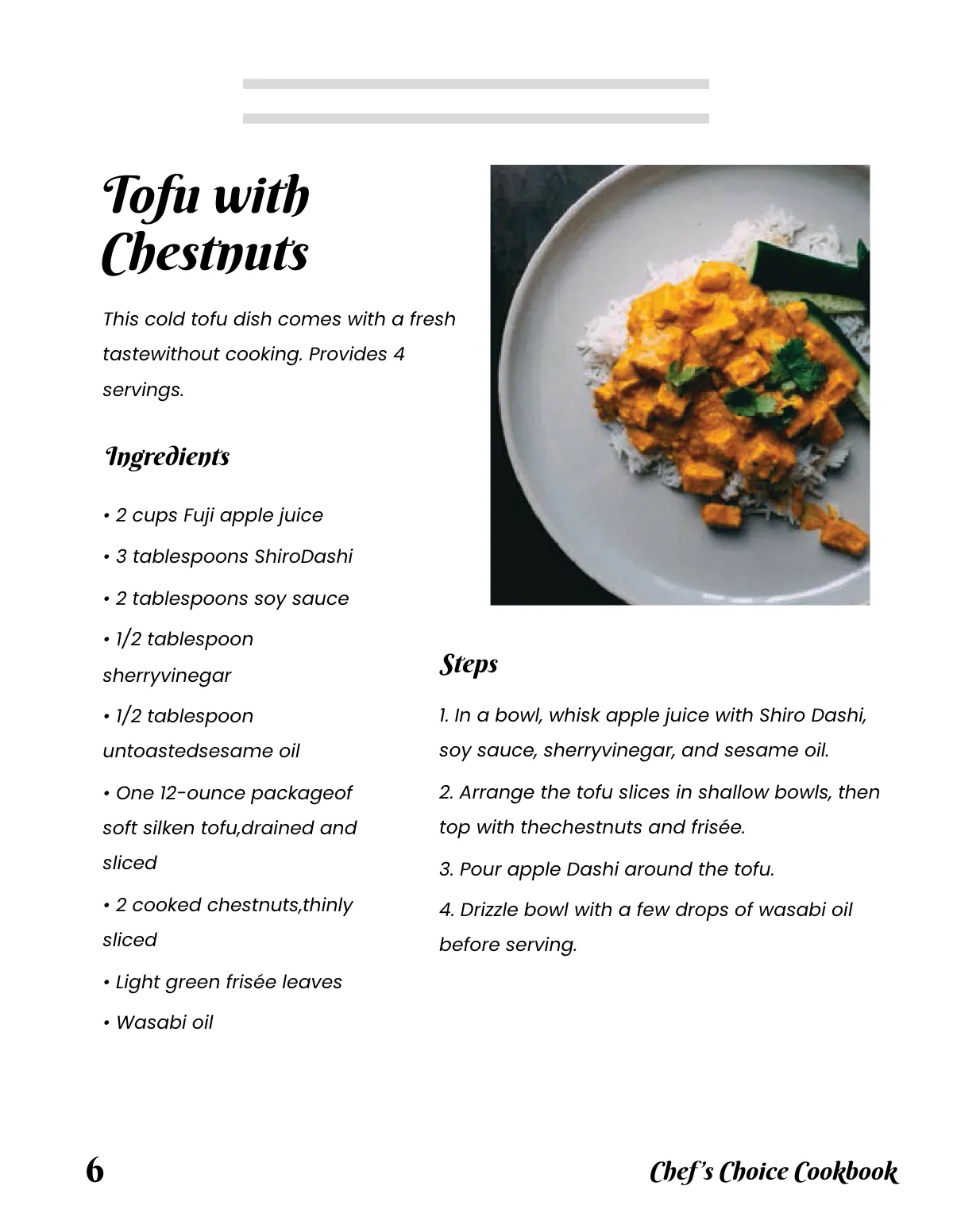 Free Chef Recipes Cookbook Template to Edit Online