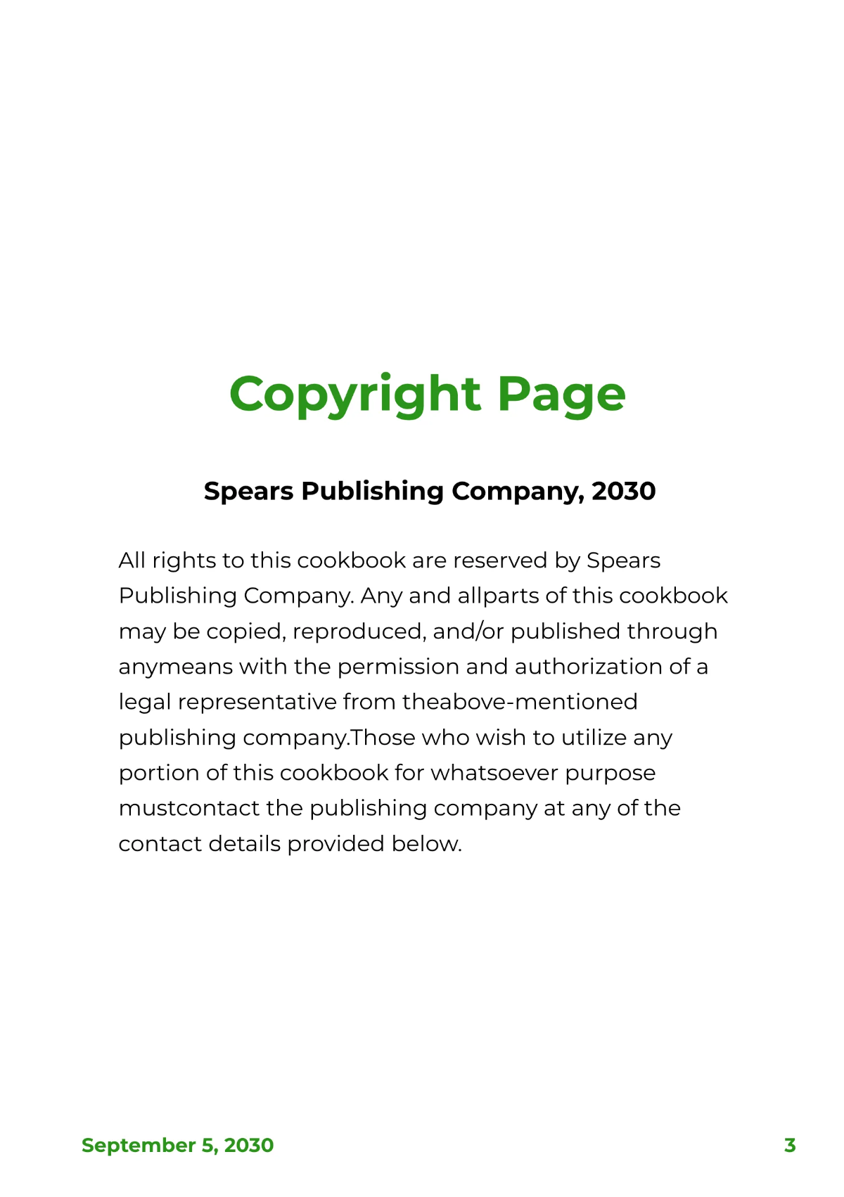 Free Chef A5 Cookbook Template to Edit Online