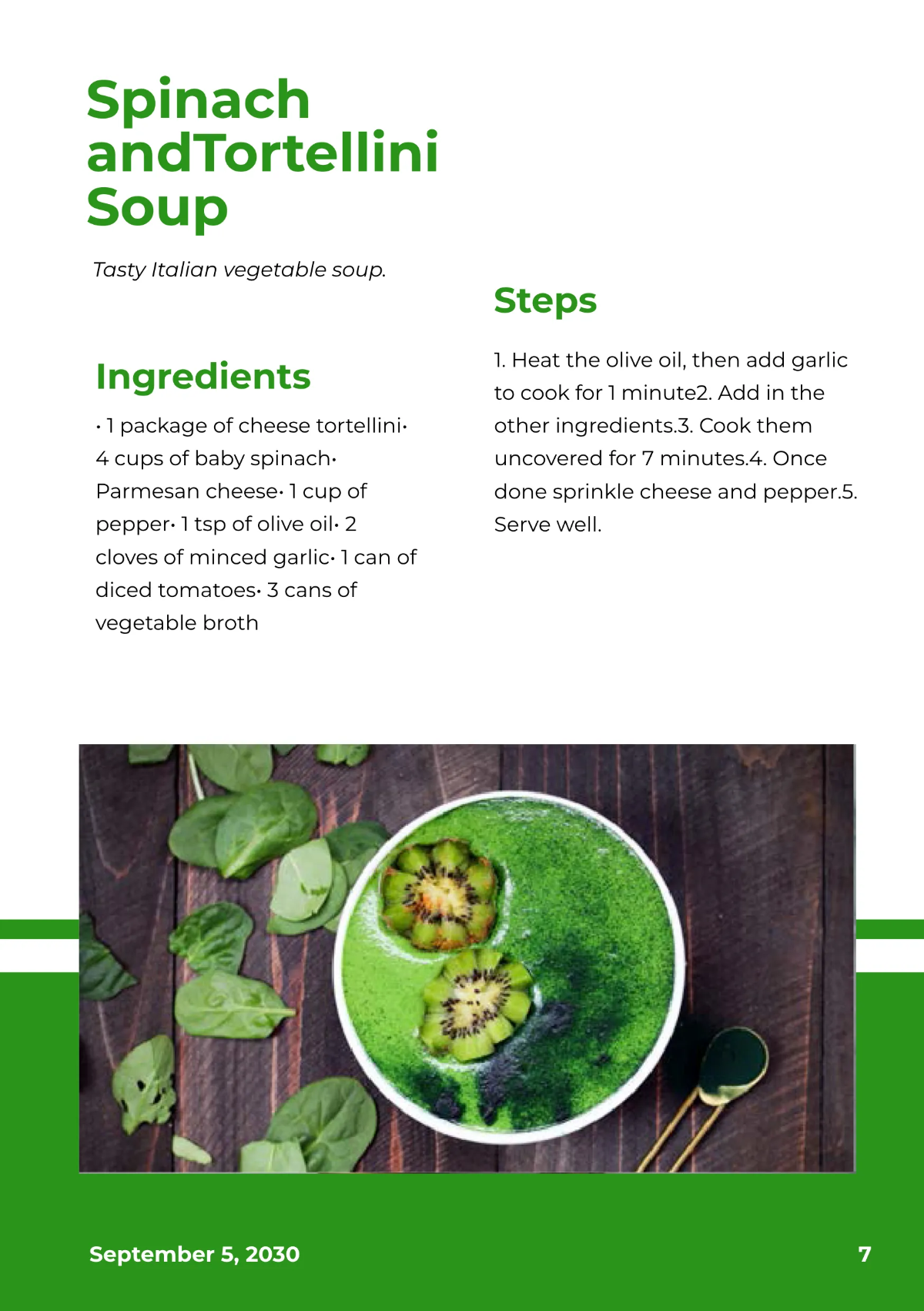Free Chef A5 Cookbook Template to Edit Online