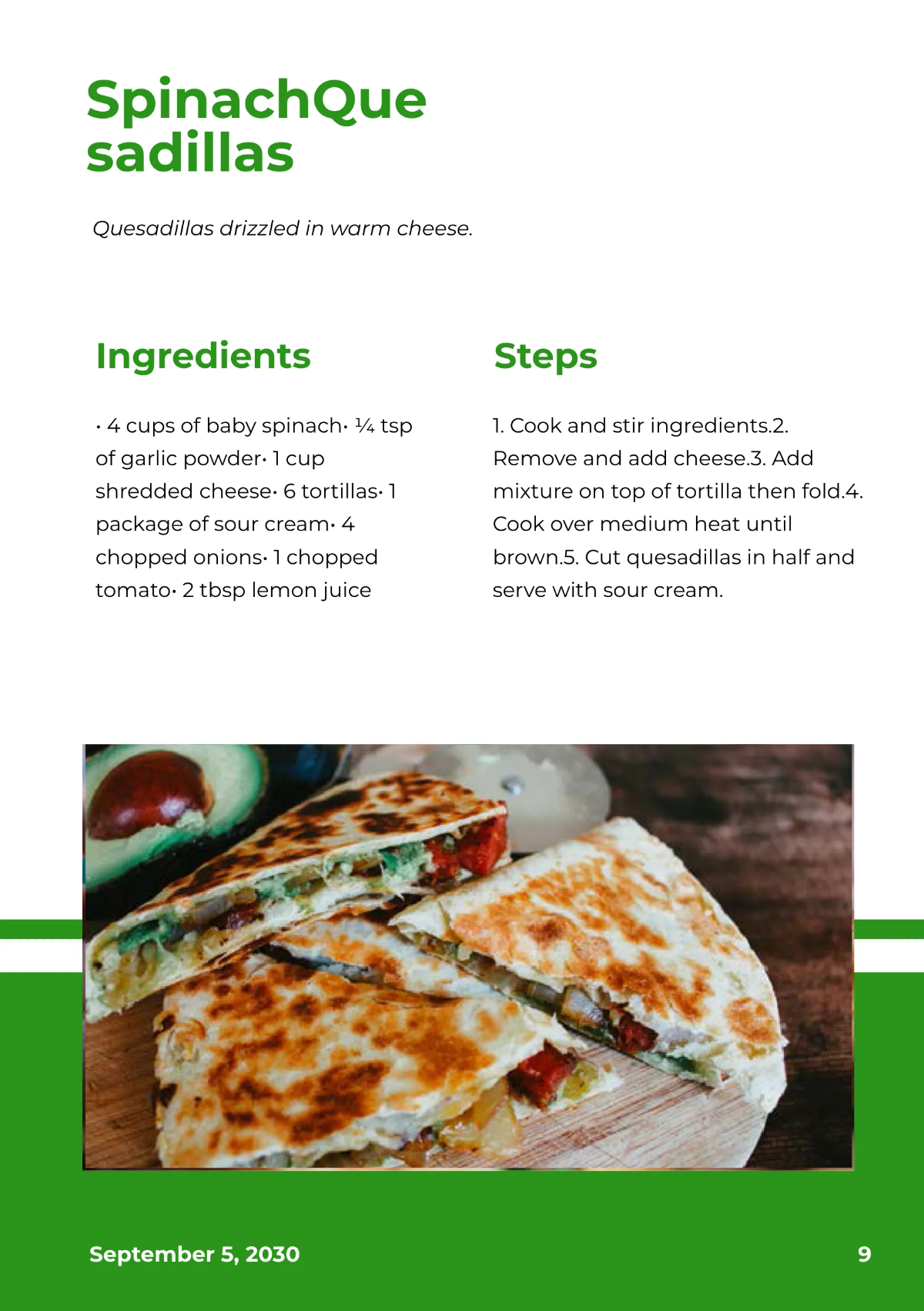 Free Chef A5 Cookbook Template to Edit Online