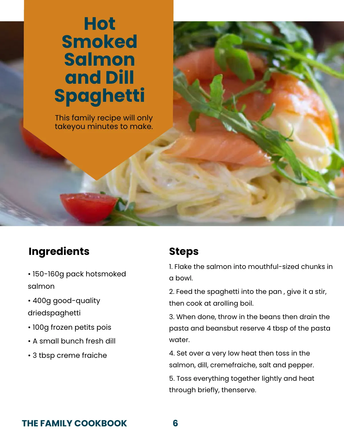 Free Creative Family Cookbook Template to Edit Online