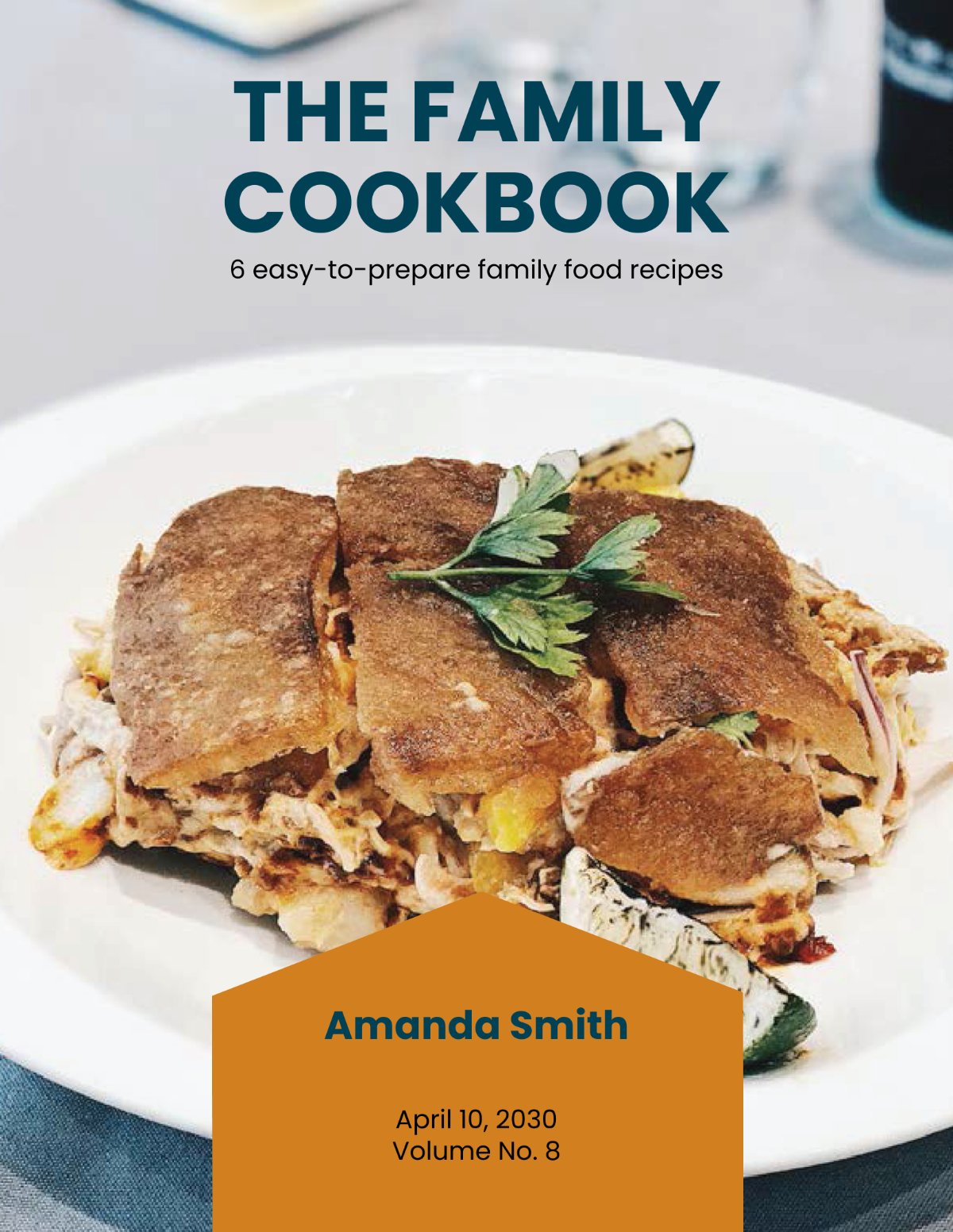 Free Creative Family Cookbook Template