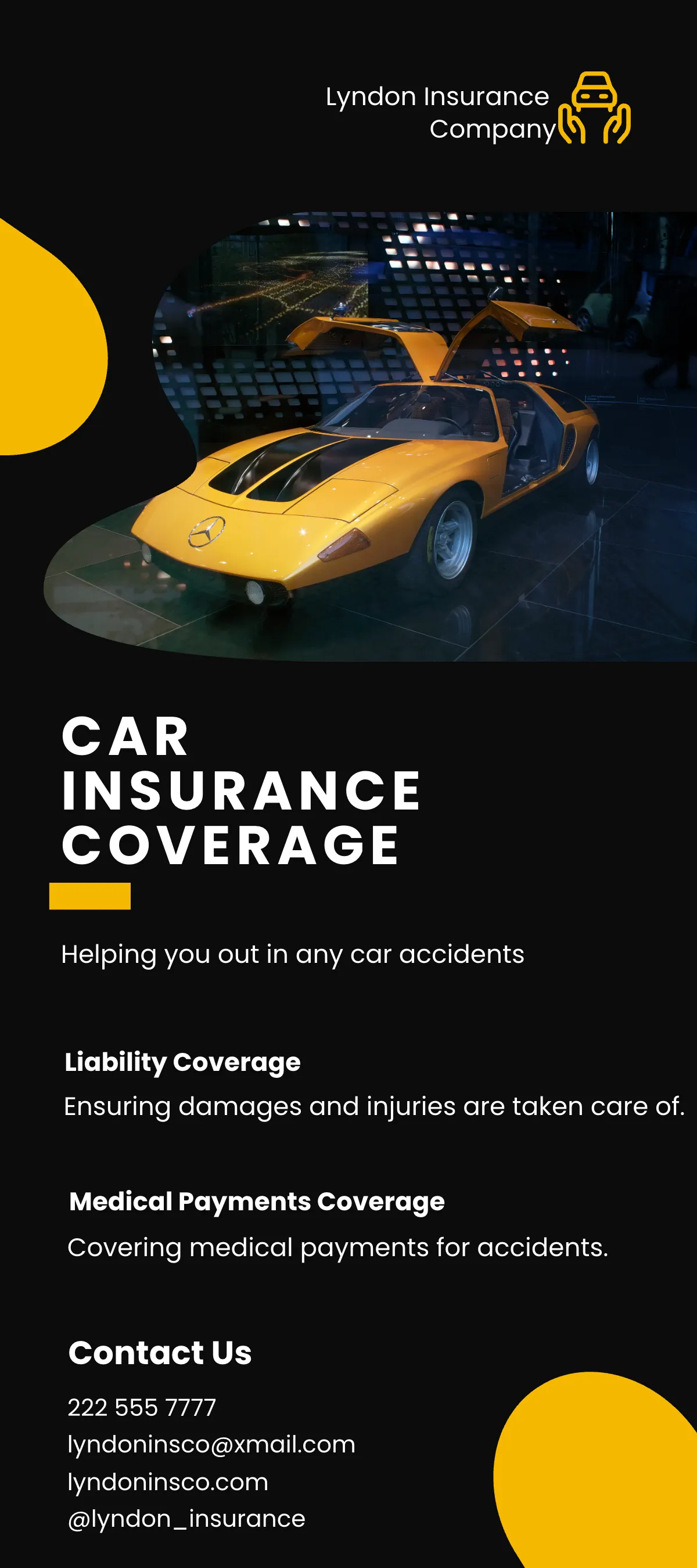 Free Car Insurance DL Card Template to Edit Online