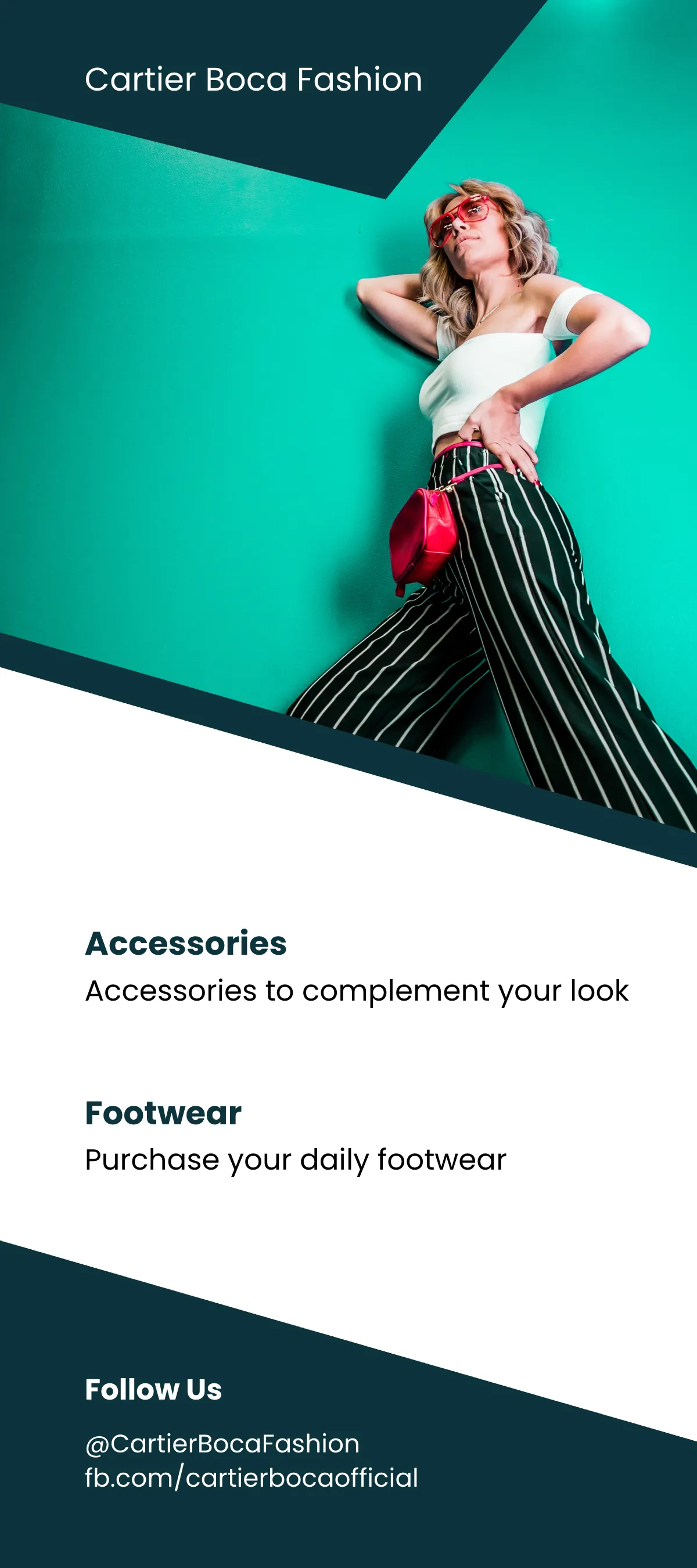 Free Fashion and Sale DL Card Template to Edit Online