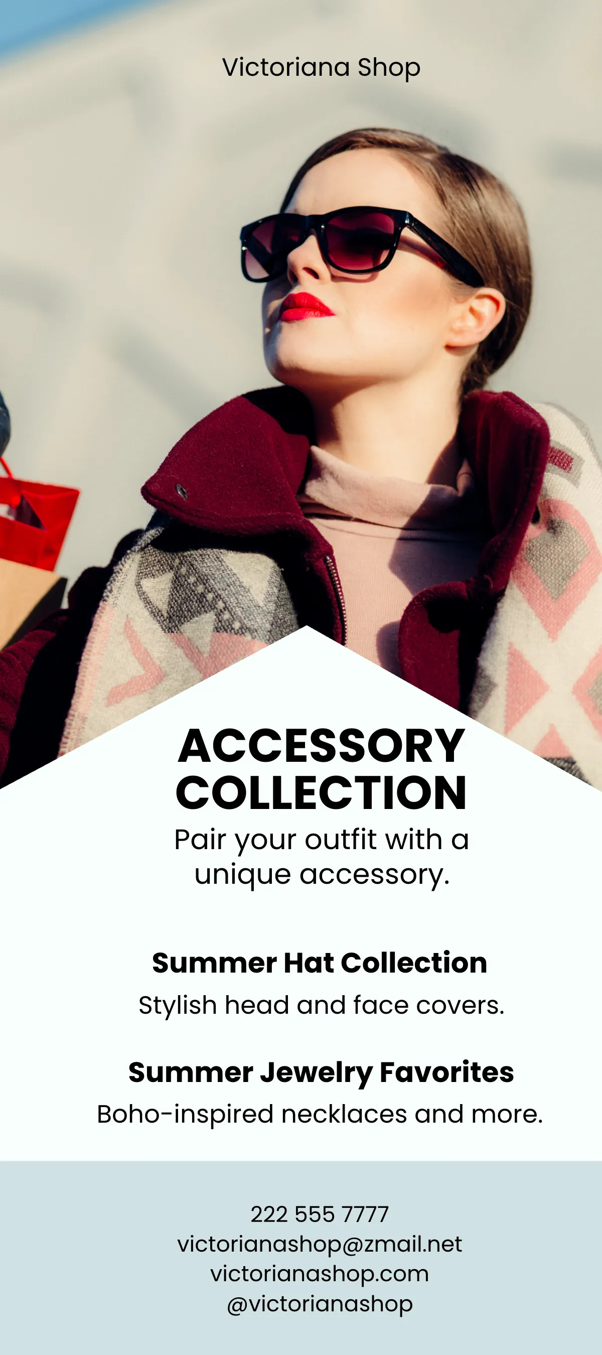 Free Creative Fashion DL Card Template to Edit Online