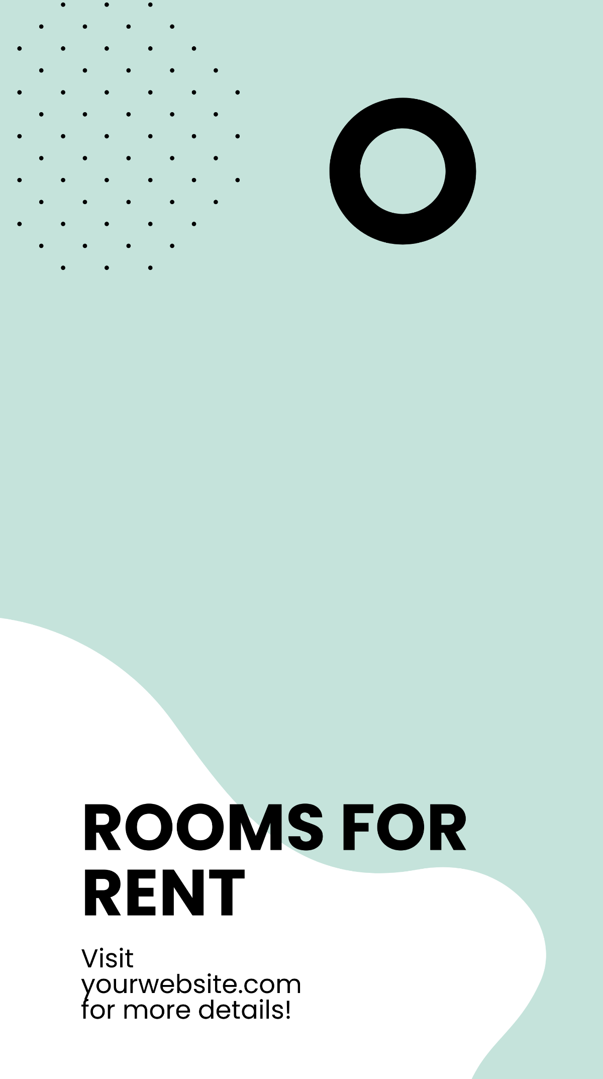 Free Room Rental Advertisement Snapchat Geofilter Template